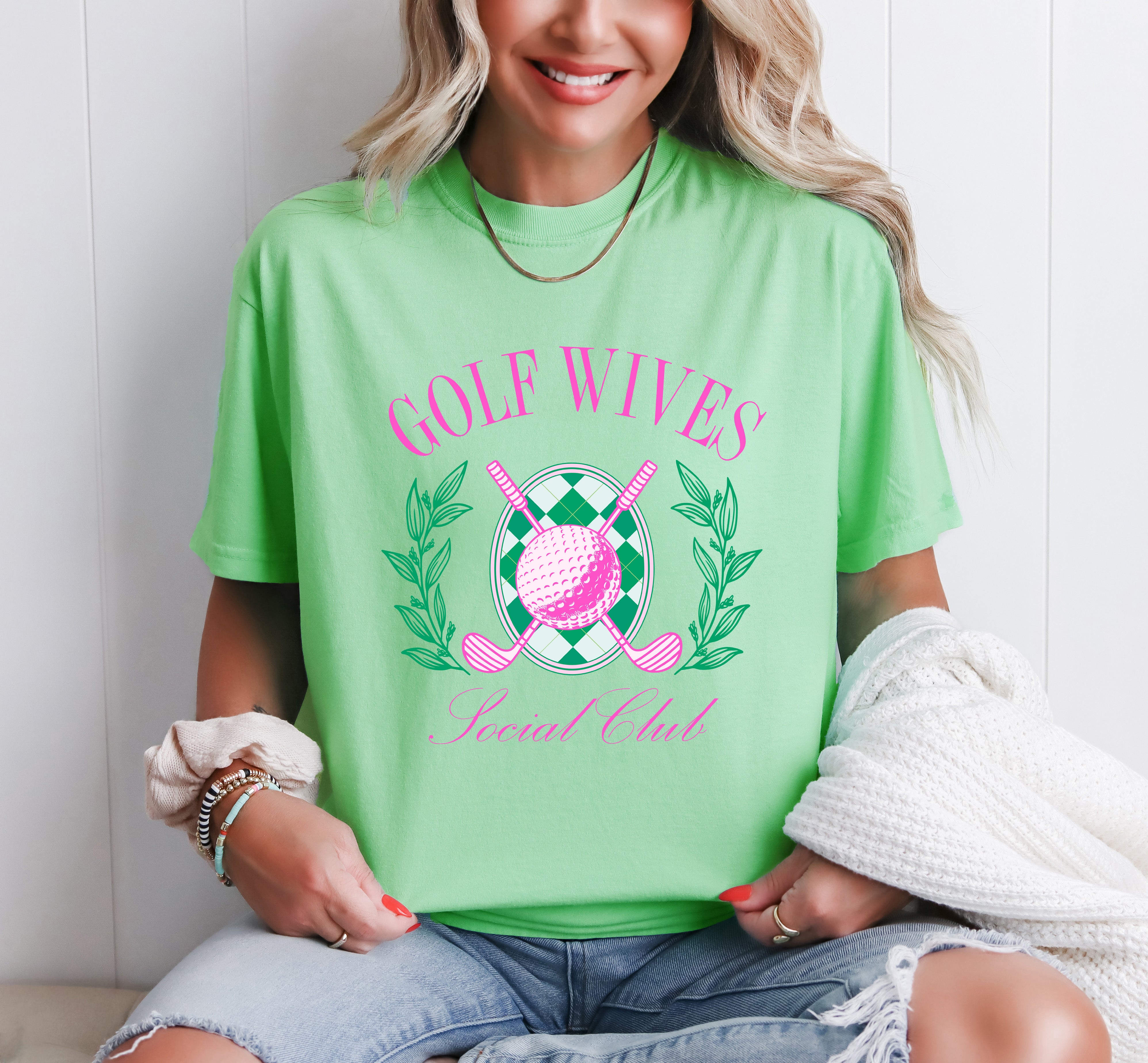 Golf Wives Social Club | Garment Dyed Short Sleeve Tee