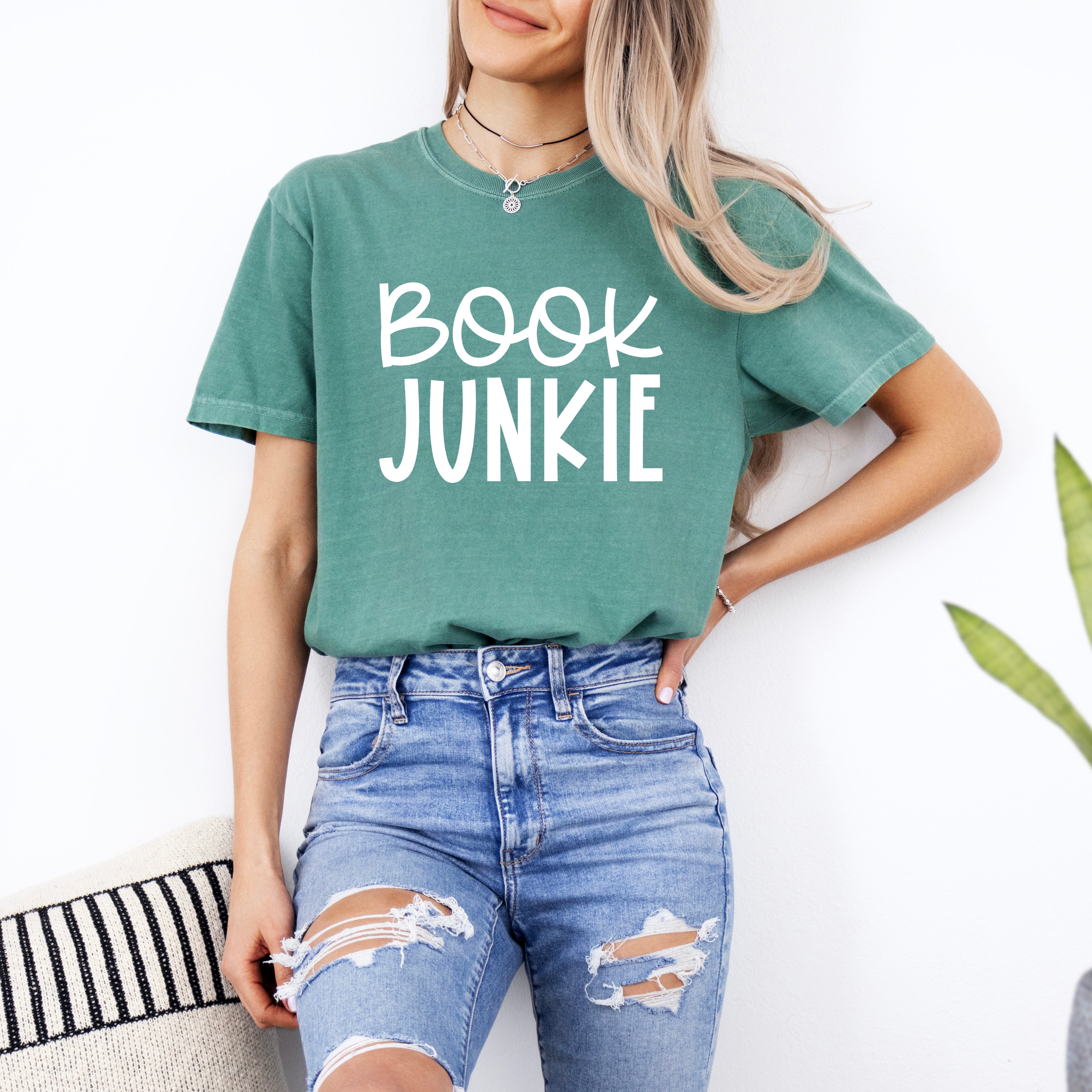 Book Junkie | Garment Dyed Tee