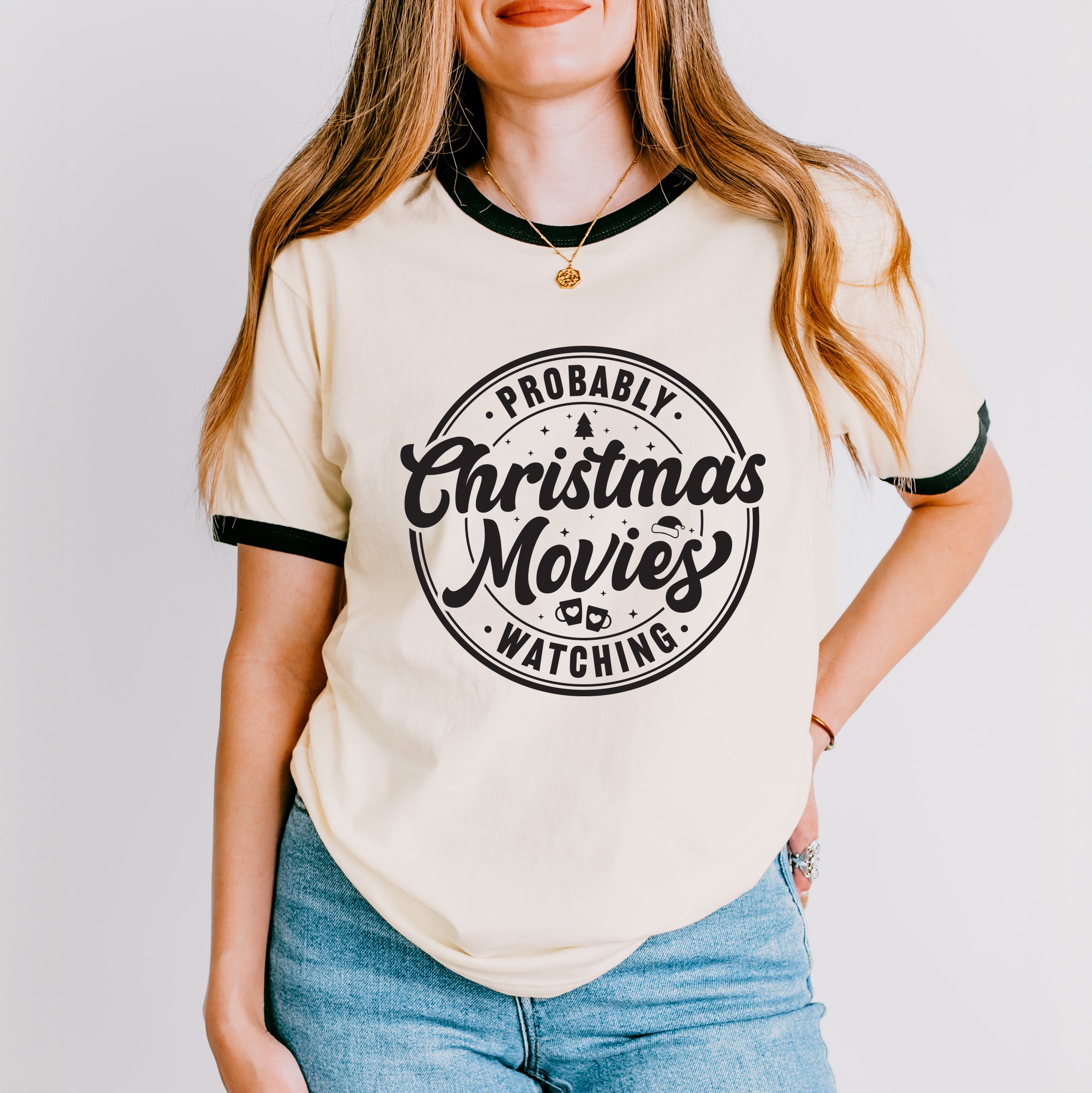 Probably Watching Christmas Movies | Ringer Tee