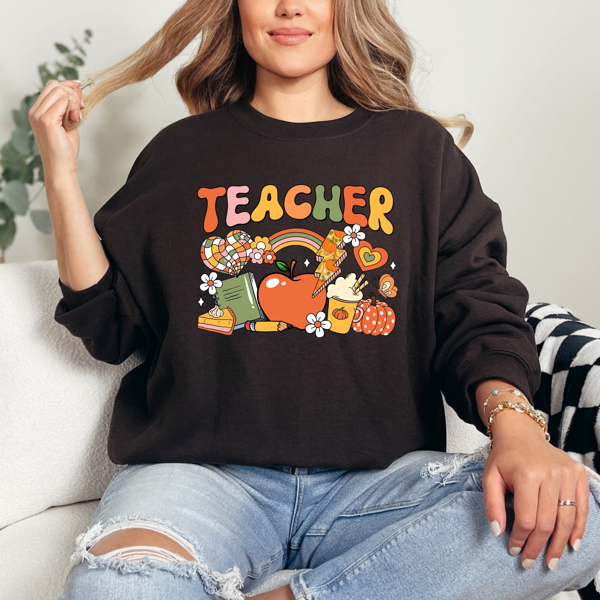 Teacher Fall Collage | Sweatshirt