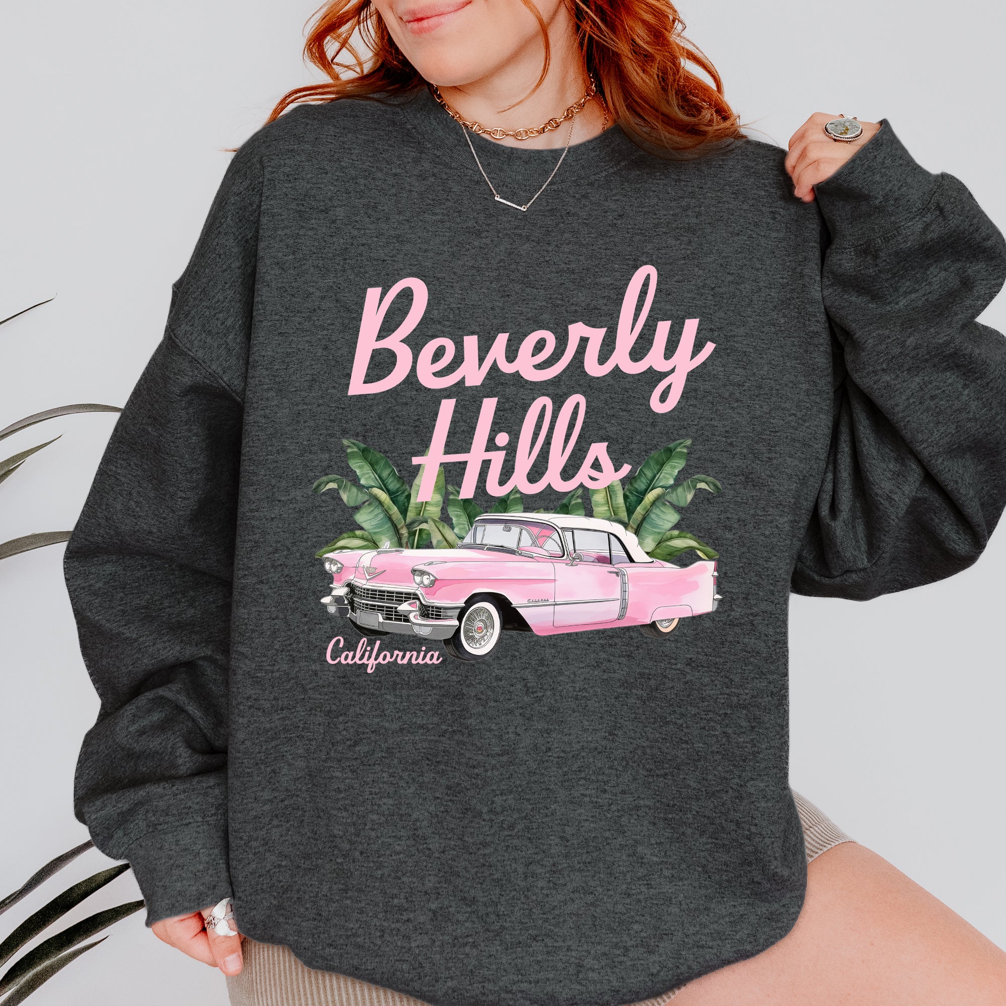 Beverly Hills Retro Car | Sweatshirt