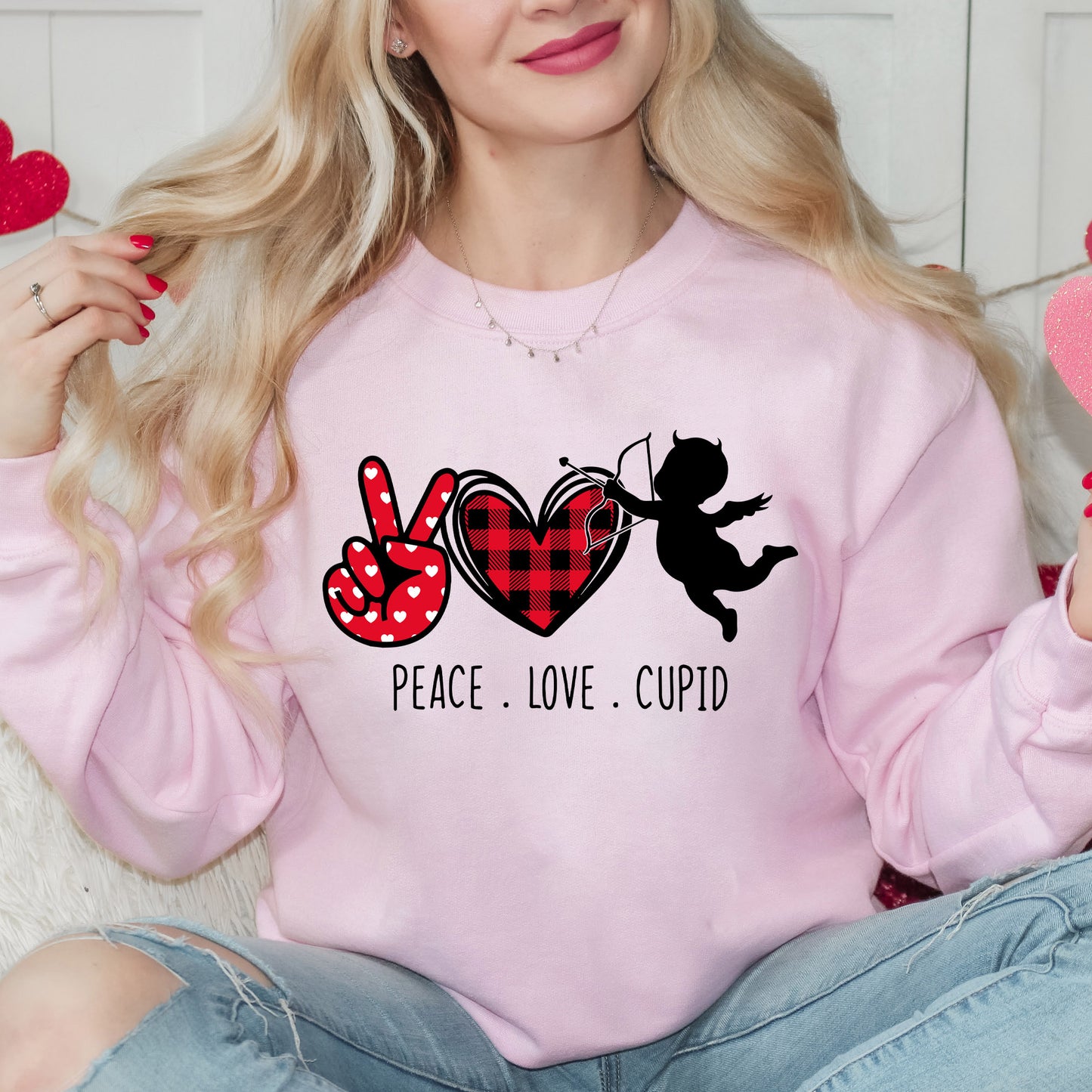 Peace Love Cupid | Sweatshirt