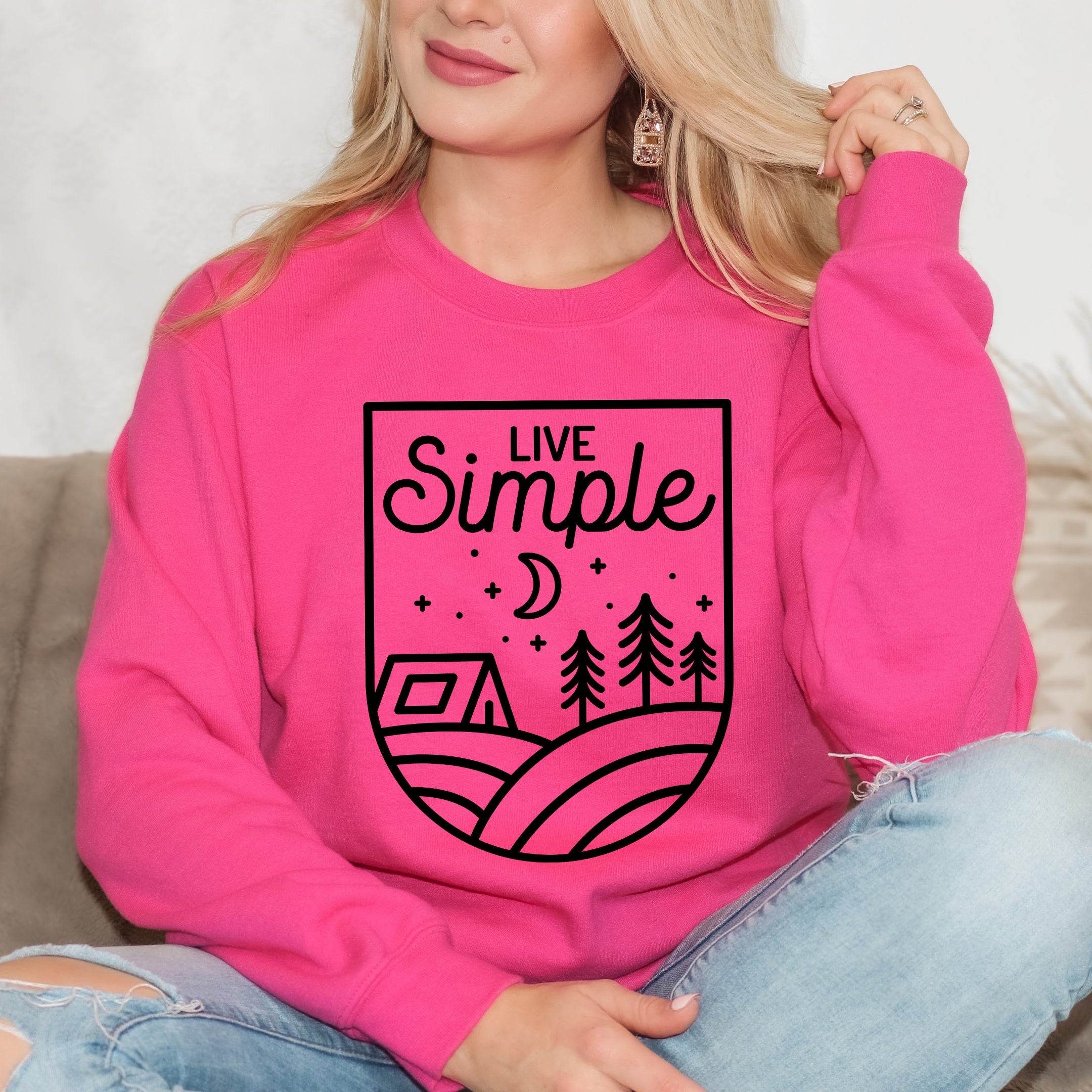 Live Simple Tent | Sweatshirt