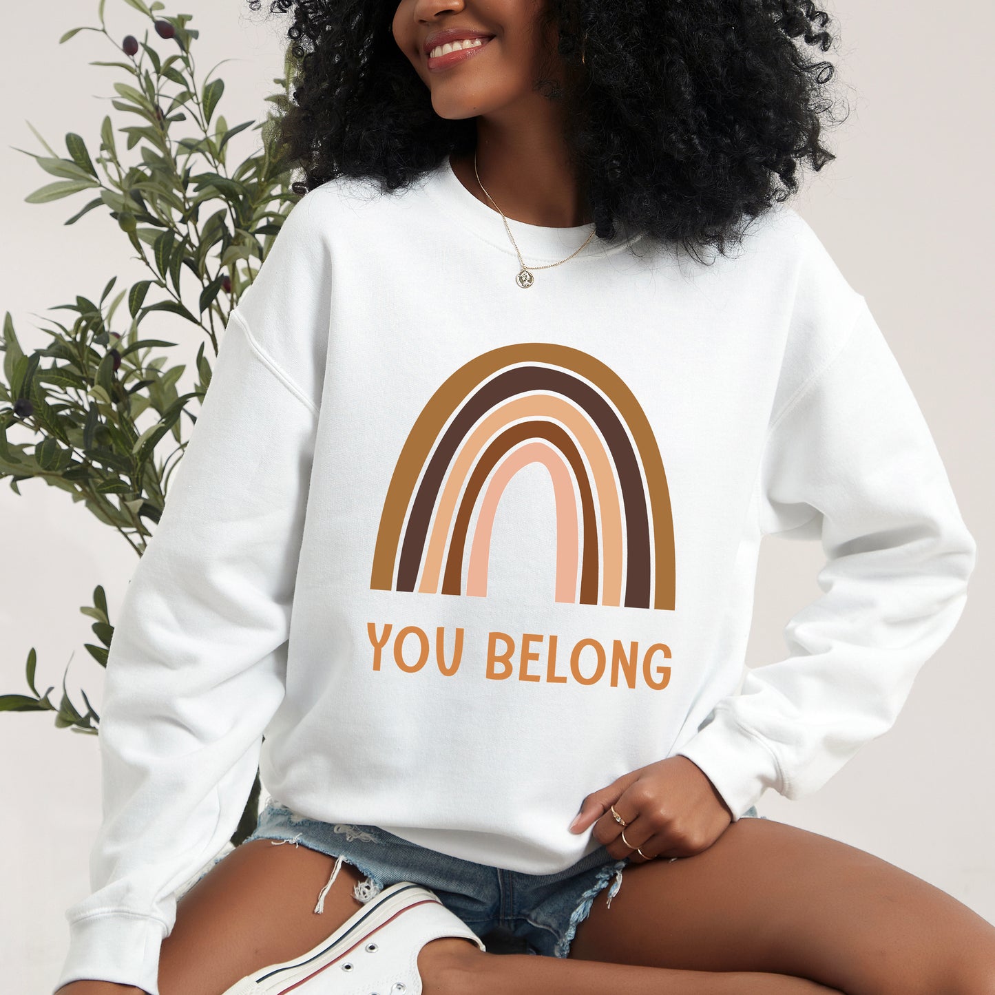 You Belong Rainbow | Sweatshirt