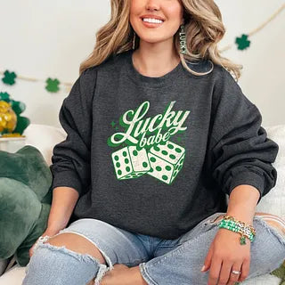 Lucky Babe Dice | Sweatshirt