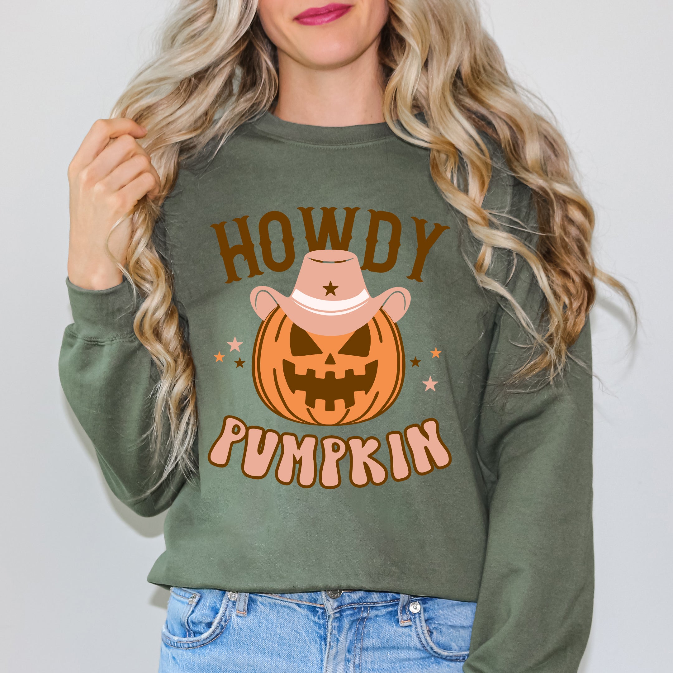Howdy Pumpkin | Sweatshirt