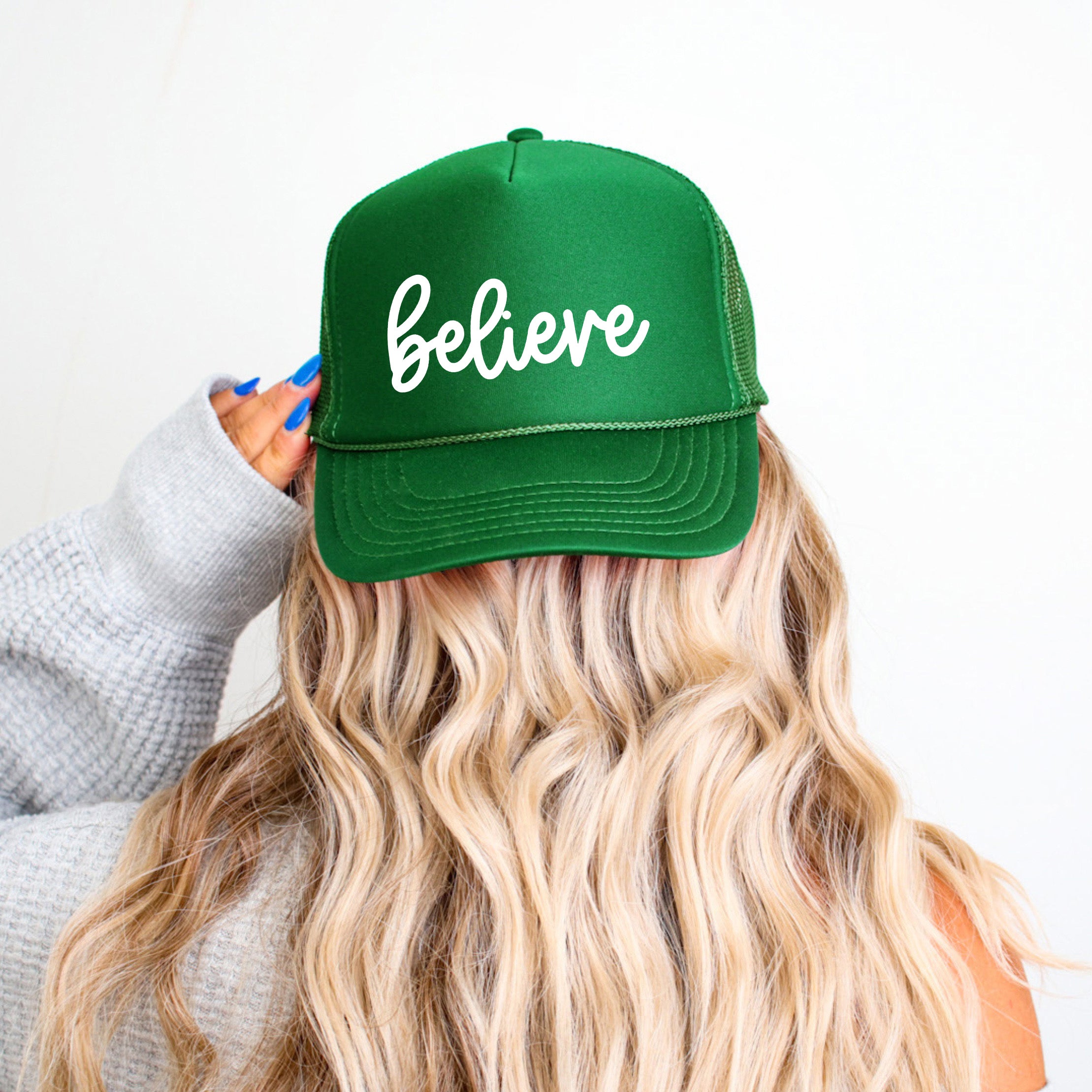 Believe Bold Cursive | Foam Trucker Hat