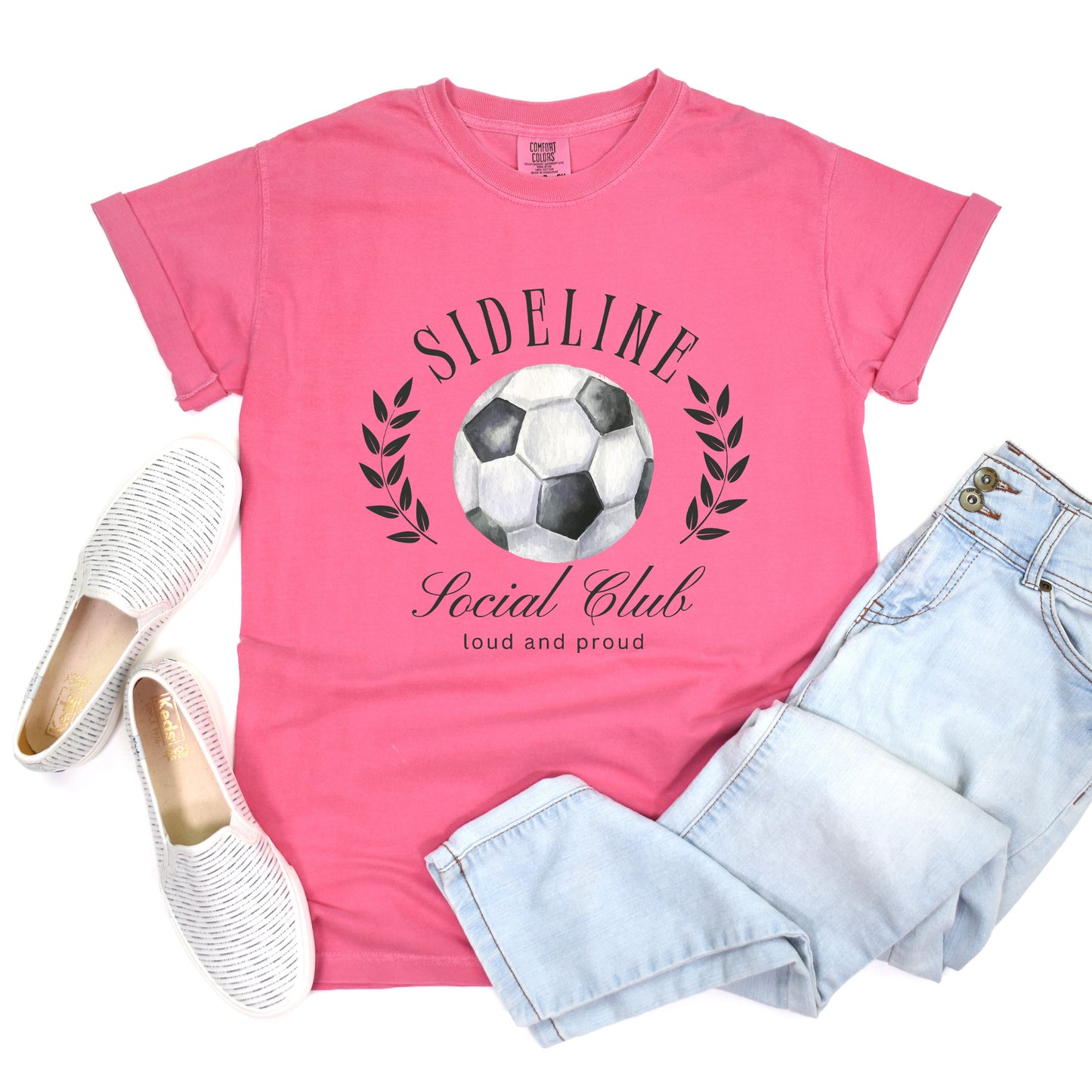 Sideline Social Club | Garment Dyed Short Sleeve Tee