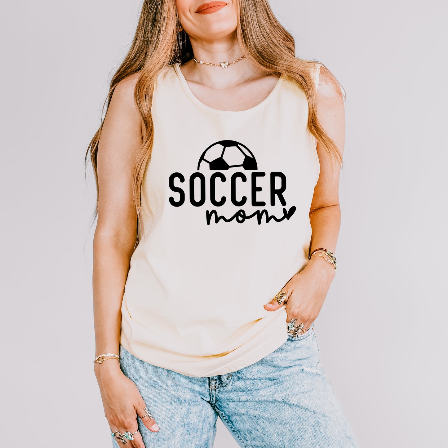 Soccer Mom Ball | Garment Dyed Tank
