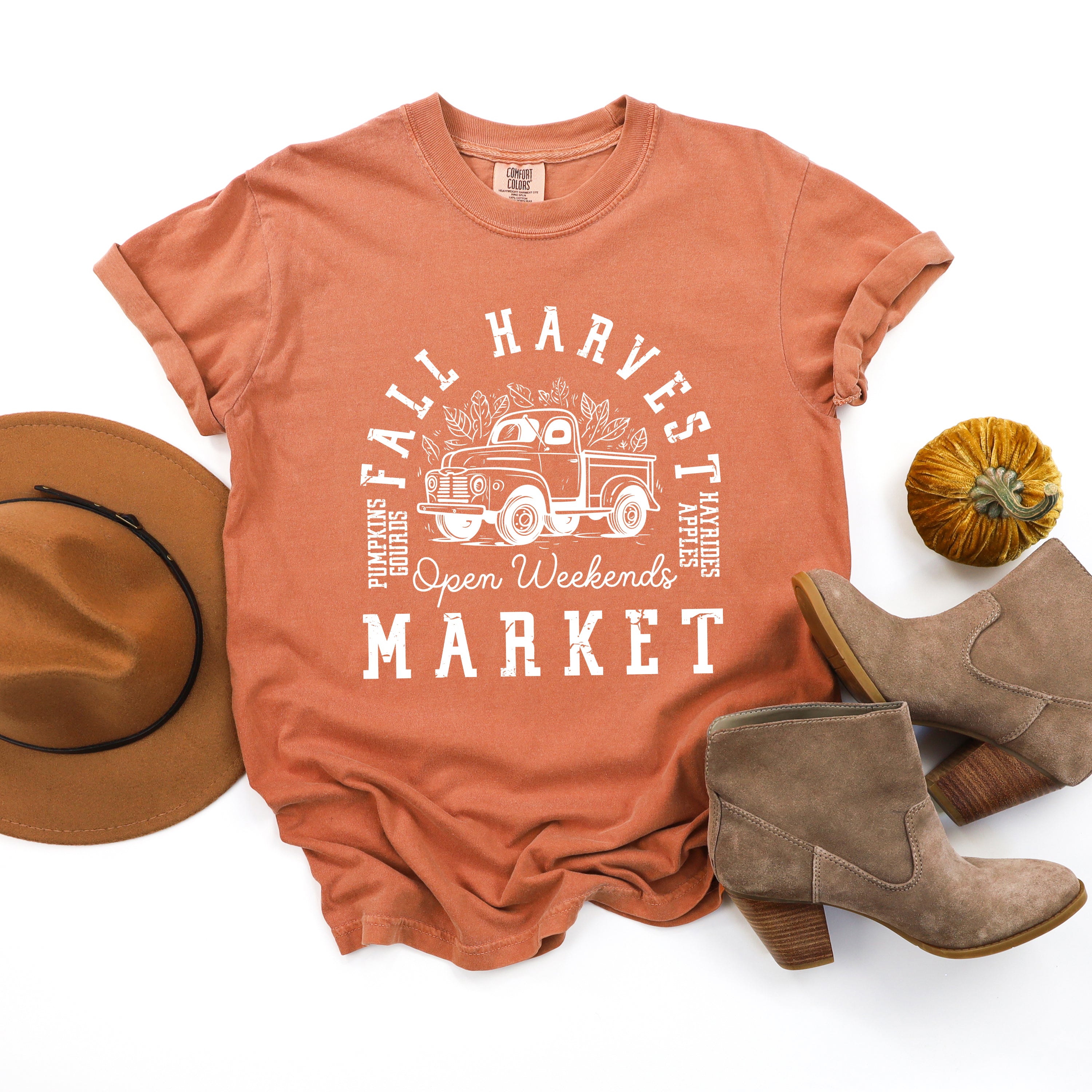 Fall Harvest Market | Garment Dyed Tee