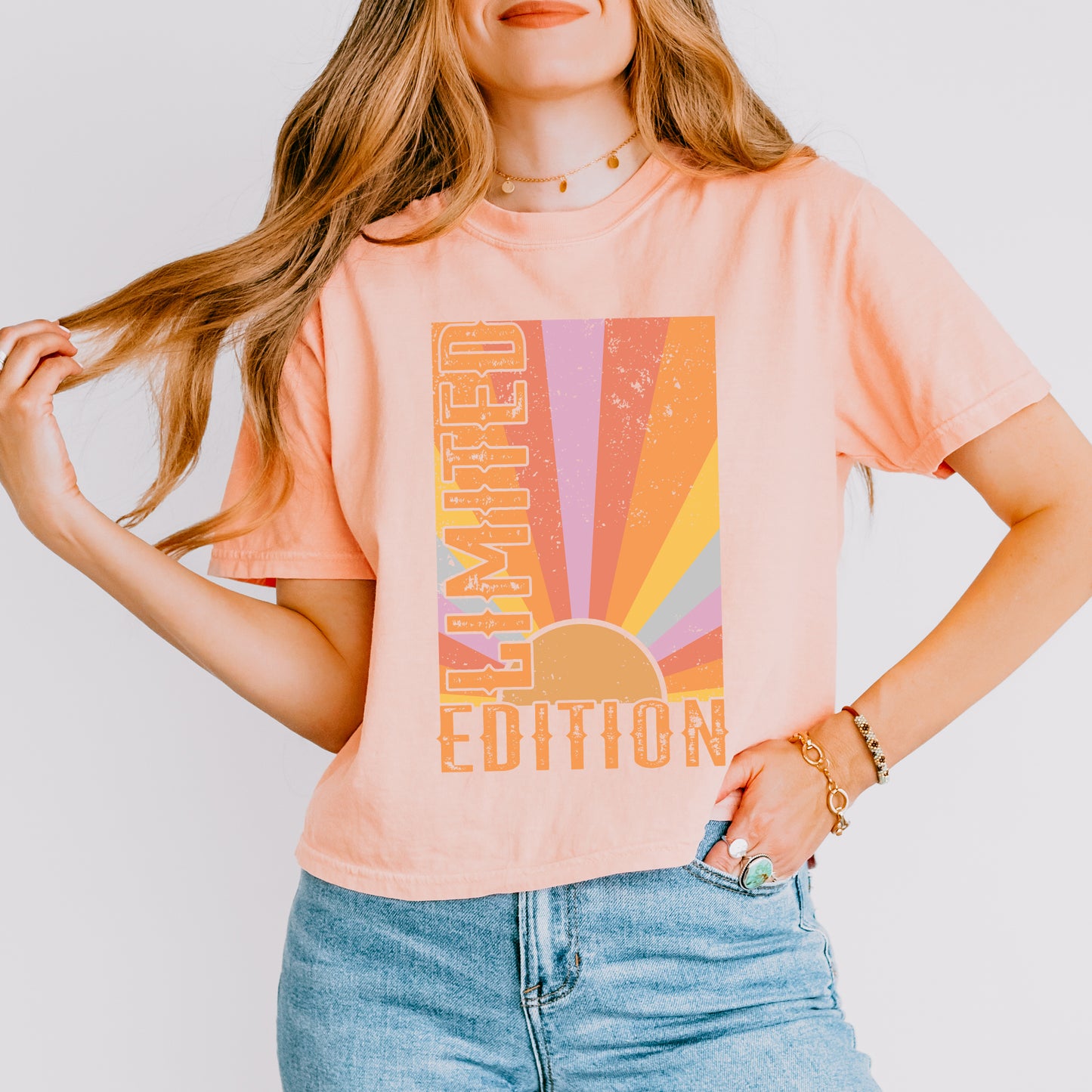 Limited Edition Sun | Relaxed Fit Cropped Tee