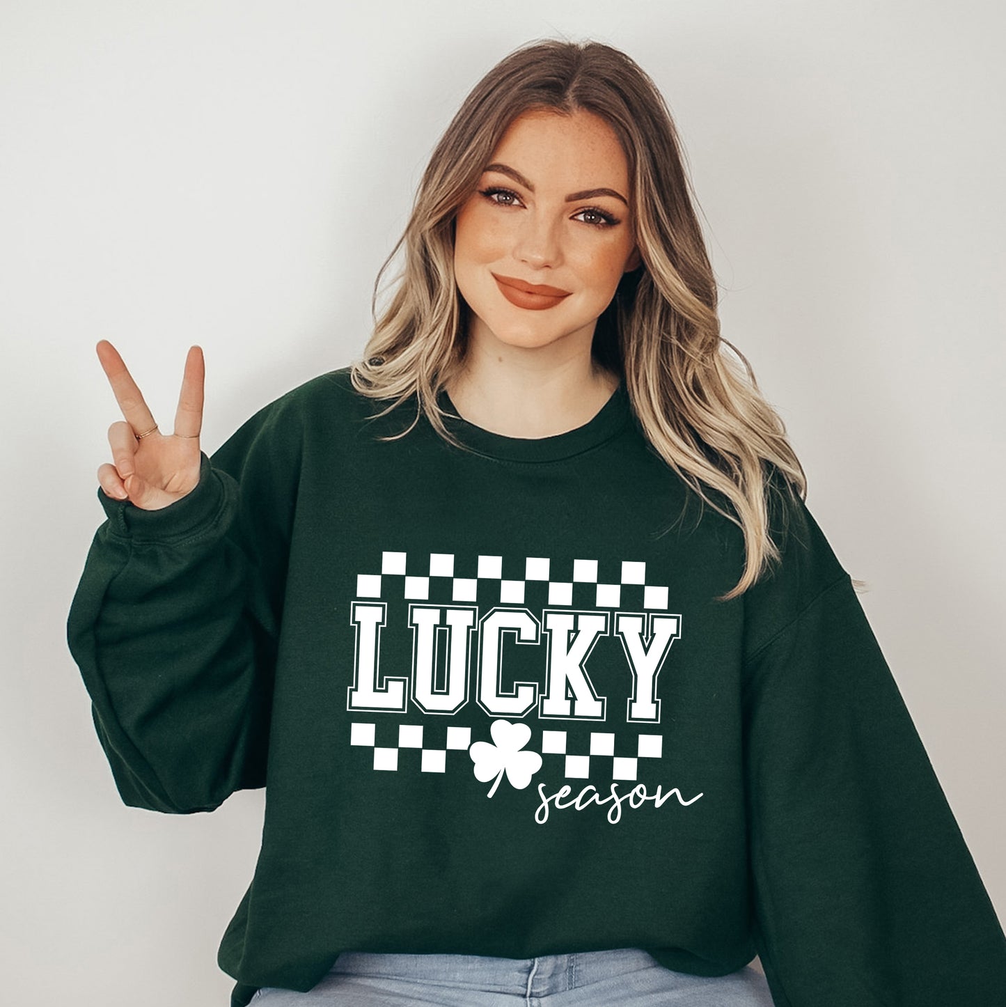 Lucky Season Checkered | Sweatshirt