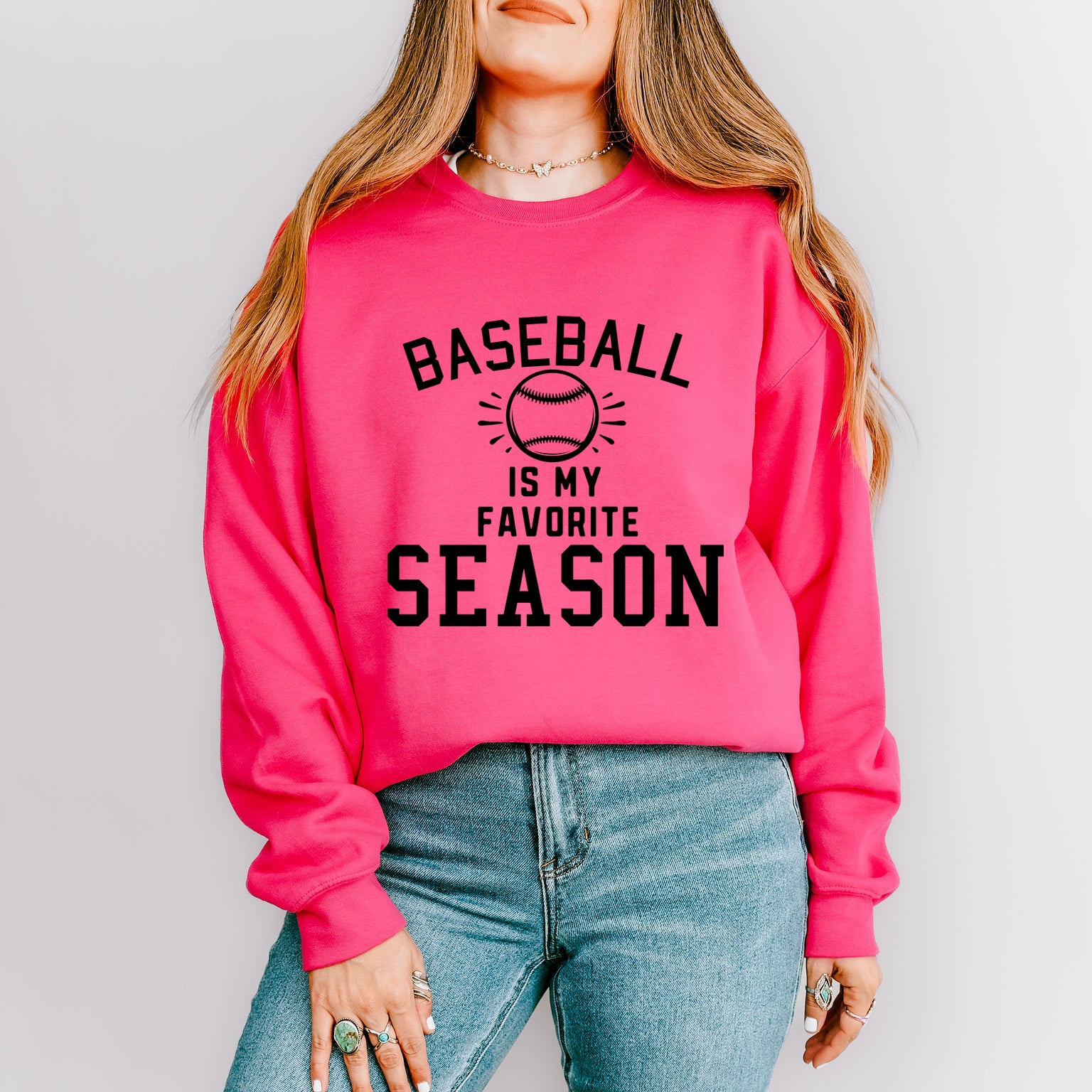 Baseball Is My Favorite With Ball | Sweatshirt