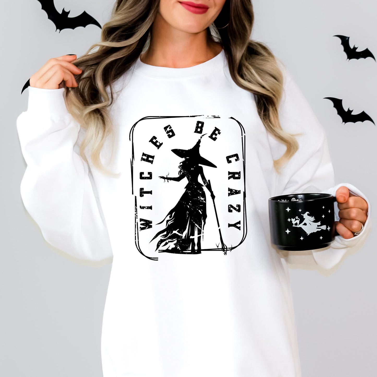 Witches Be Crazy Rectangle | Sweatshirt