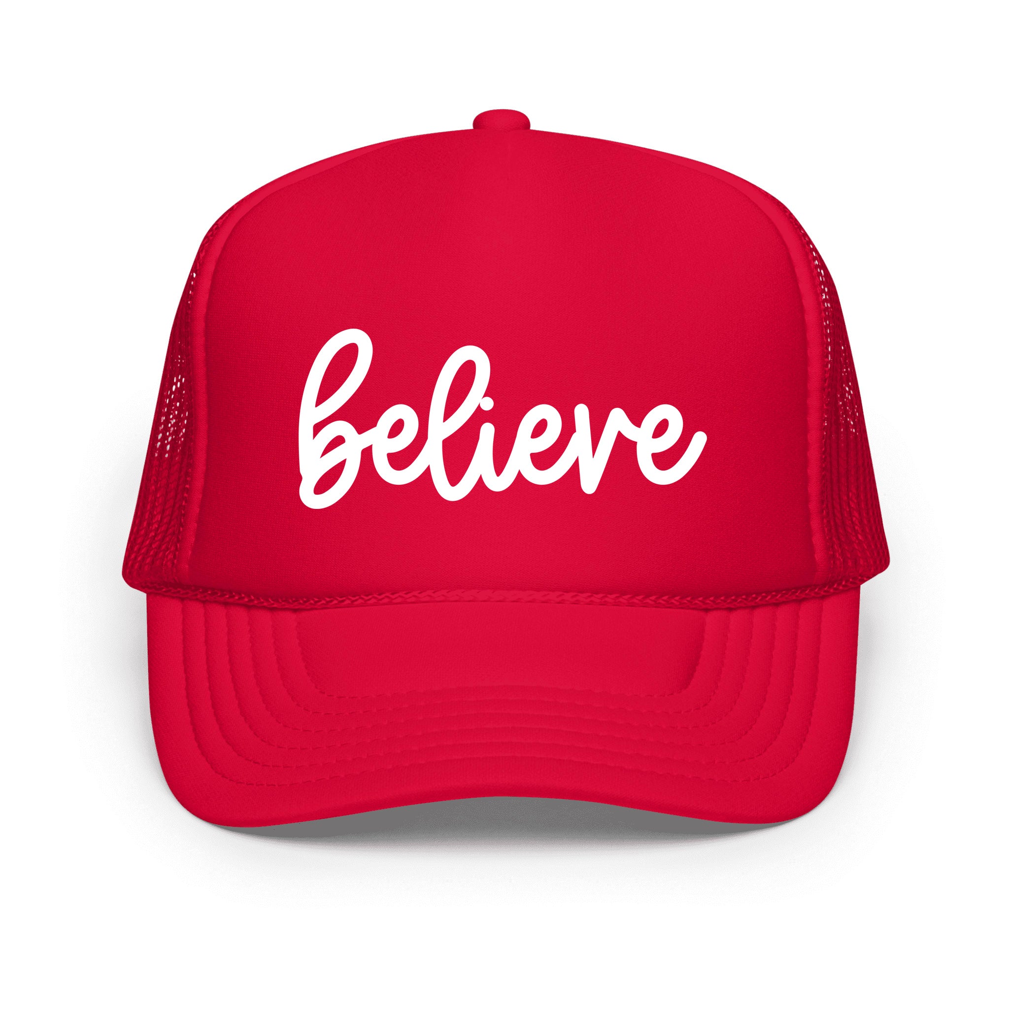 Believe Bold Cursive | Foam Trucker Hat