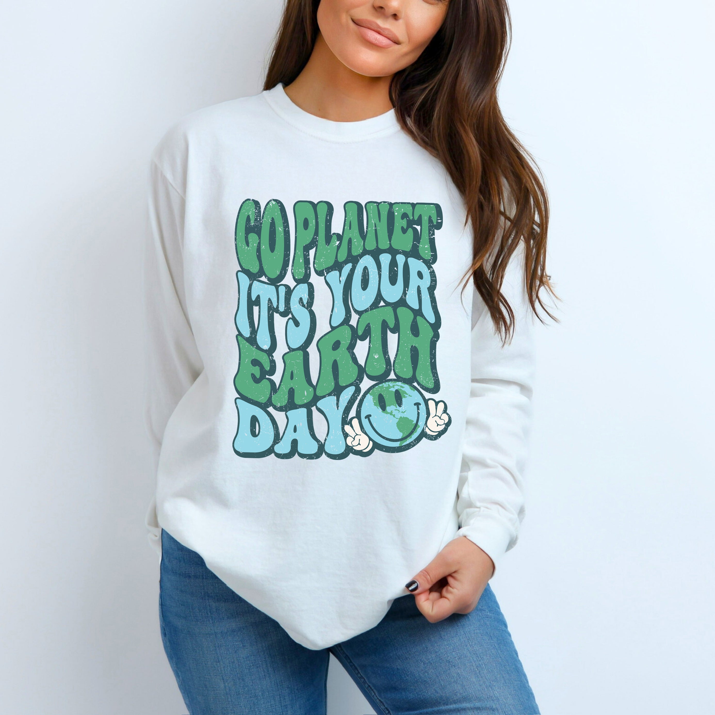 Go Planet | Garment Dyed Long Sleeve