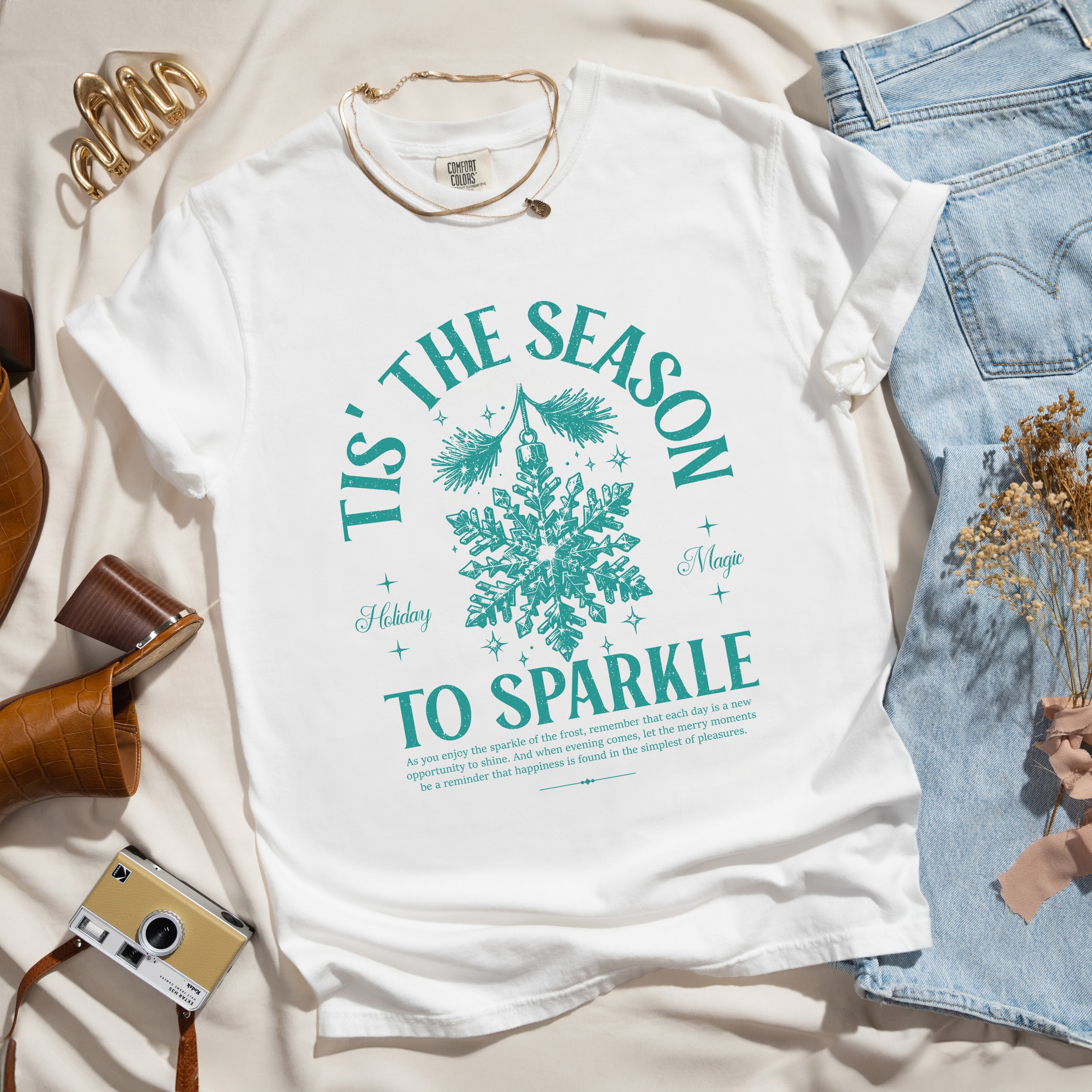Season To Sparkle | Garment Dyed Tee