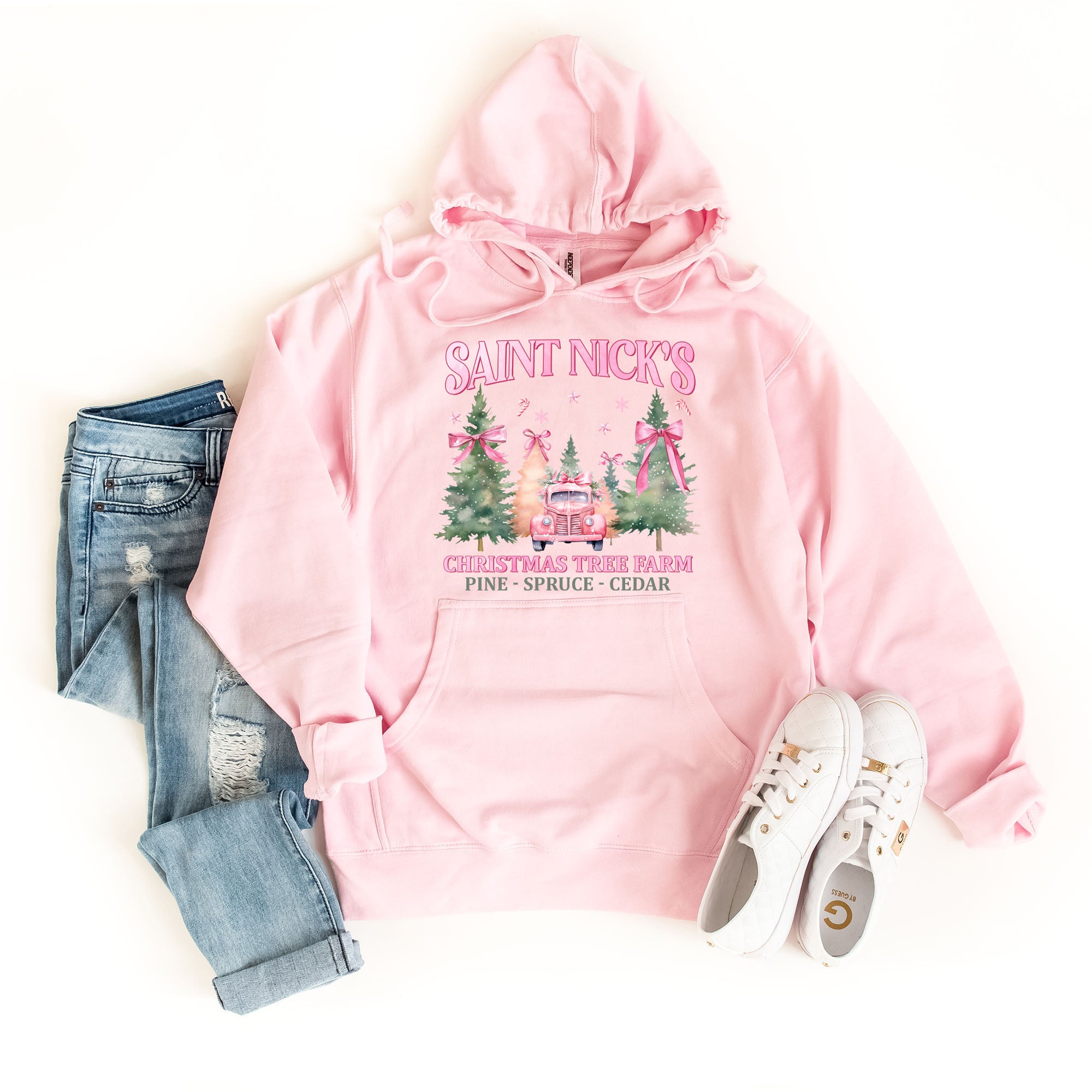 Coquette St. Nick's Tree Farm | Hoodie