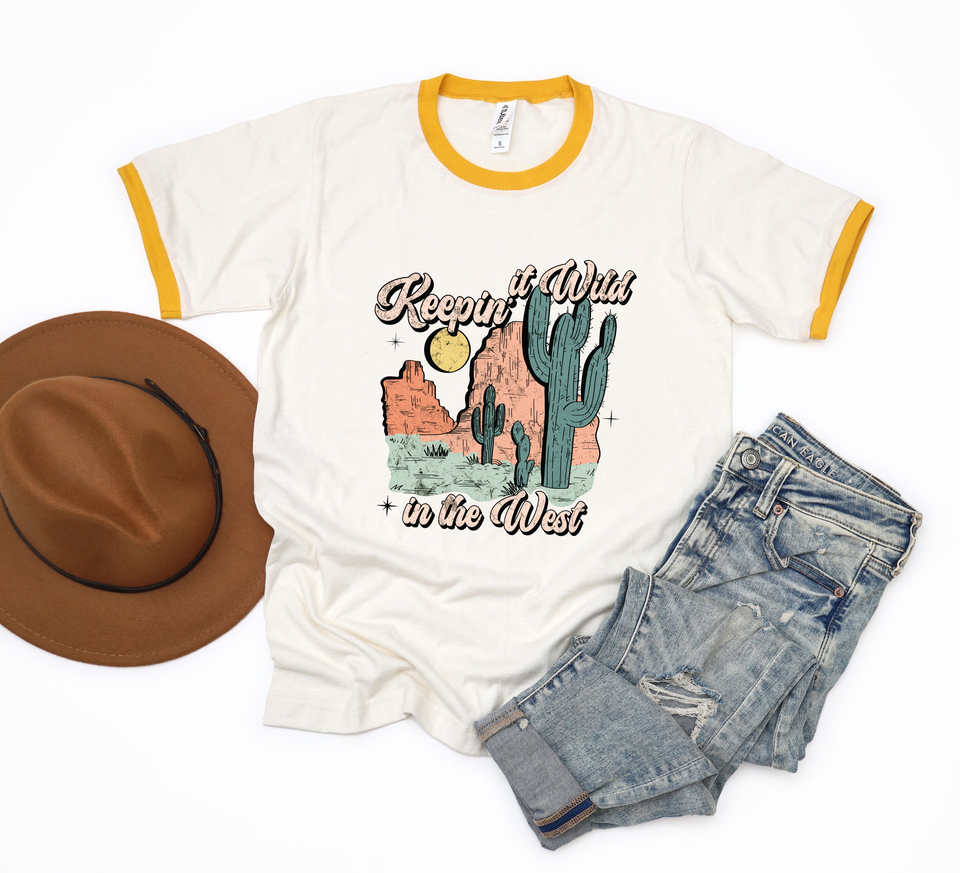 Keepin' It Wild Colorful | Ringer Tee