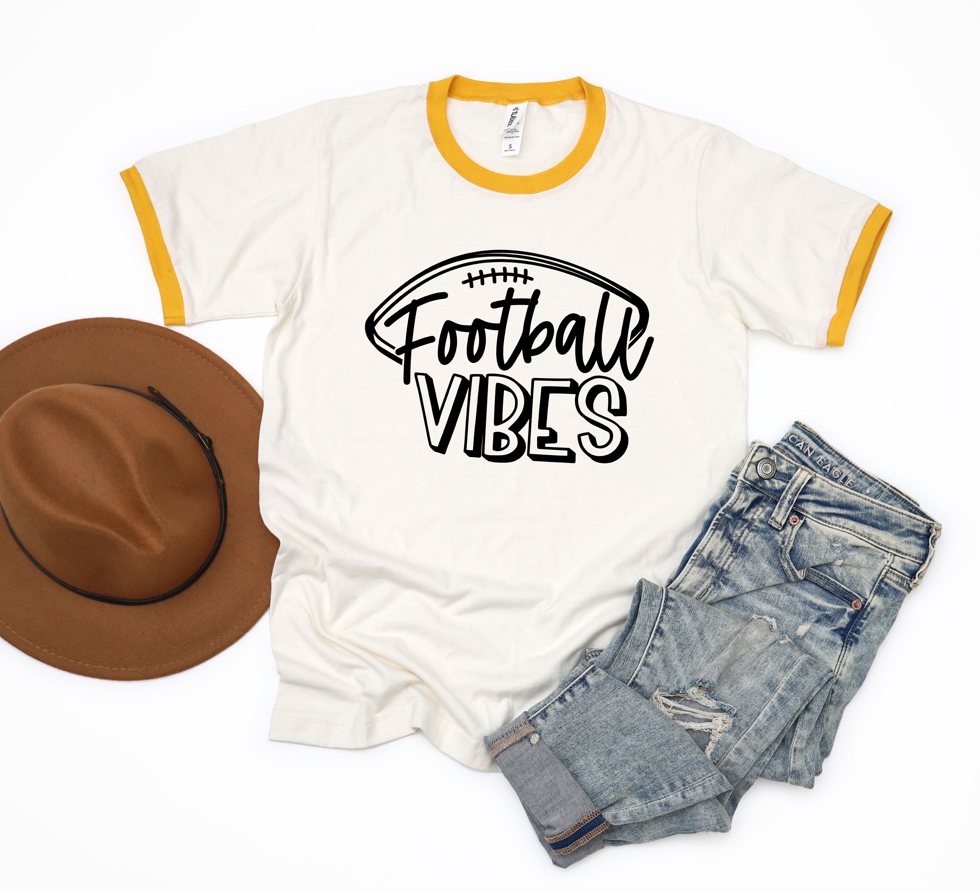 Football Vibes | Ringer Tee