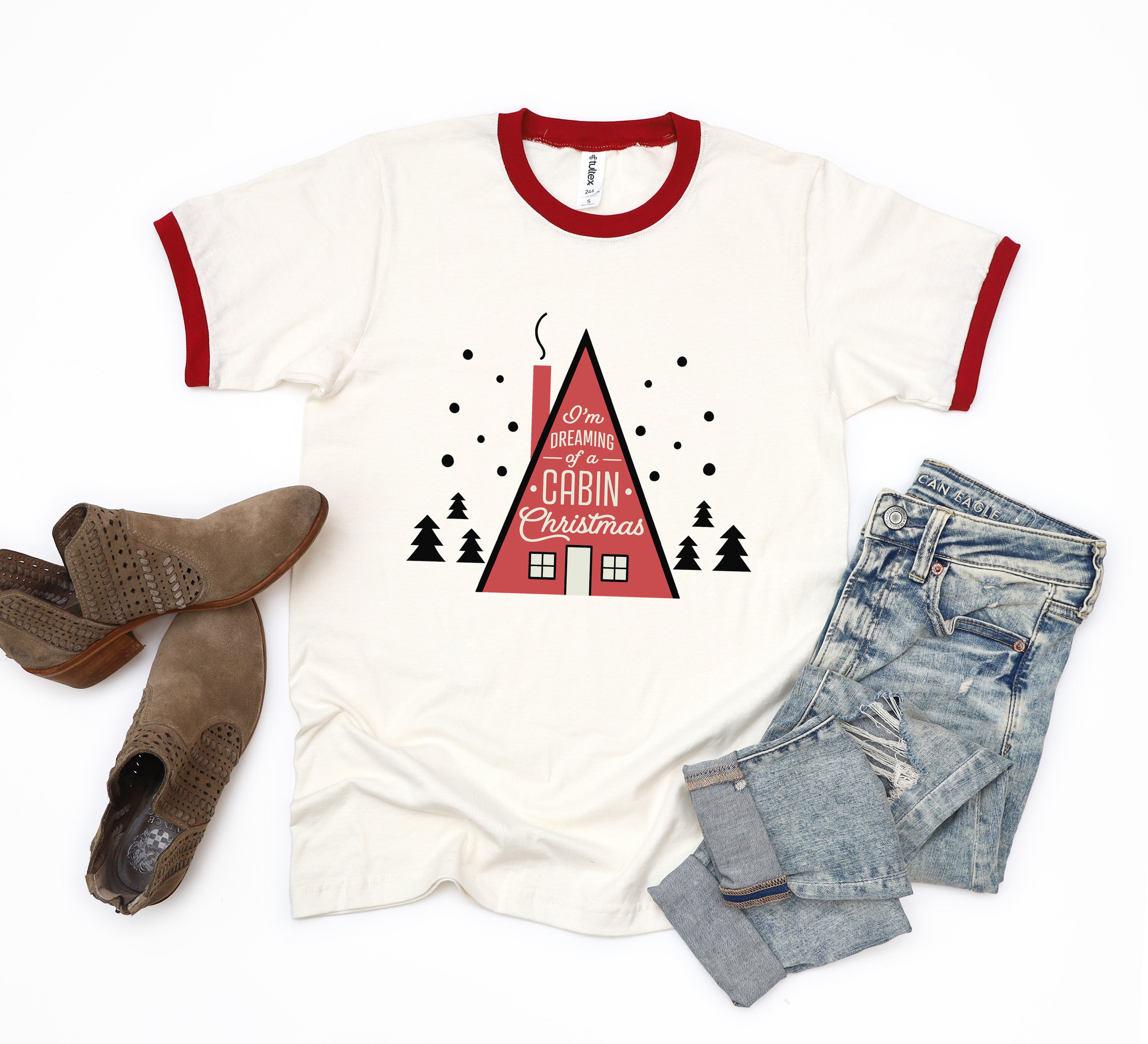 Cabin Christmas | Ringer Tee