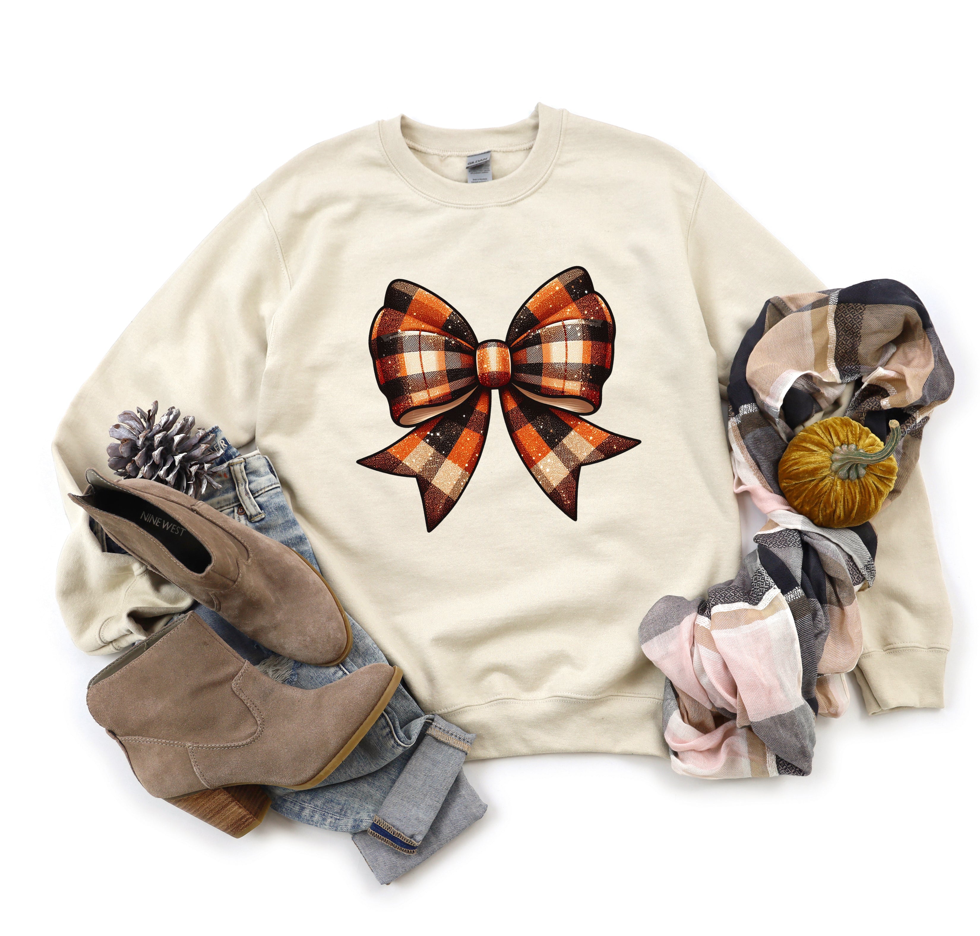 Coquette Fall Plaid | Sweatshirt