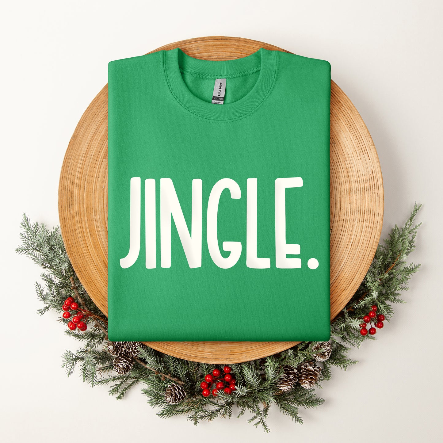 Jingle Bold Puff Print |Sweatshirt