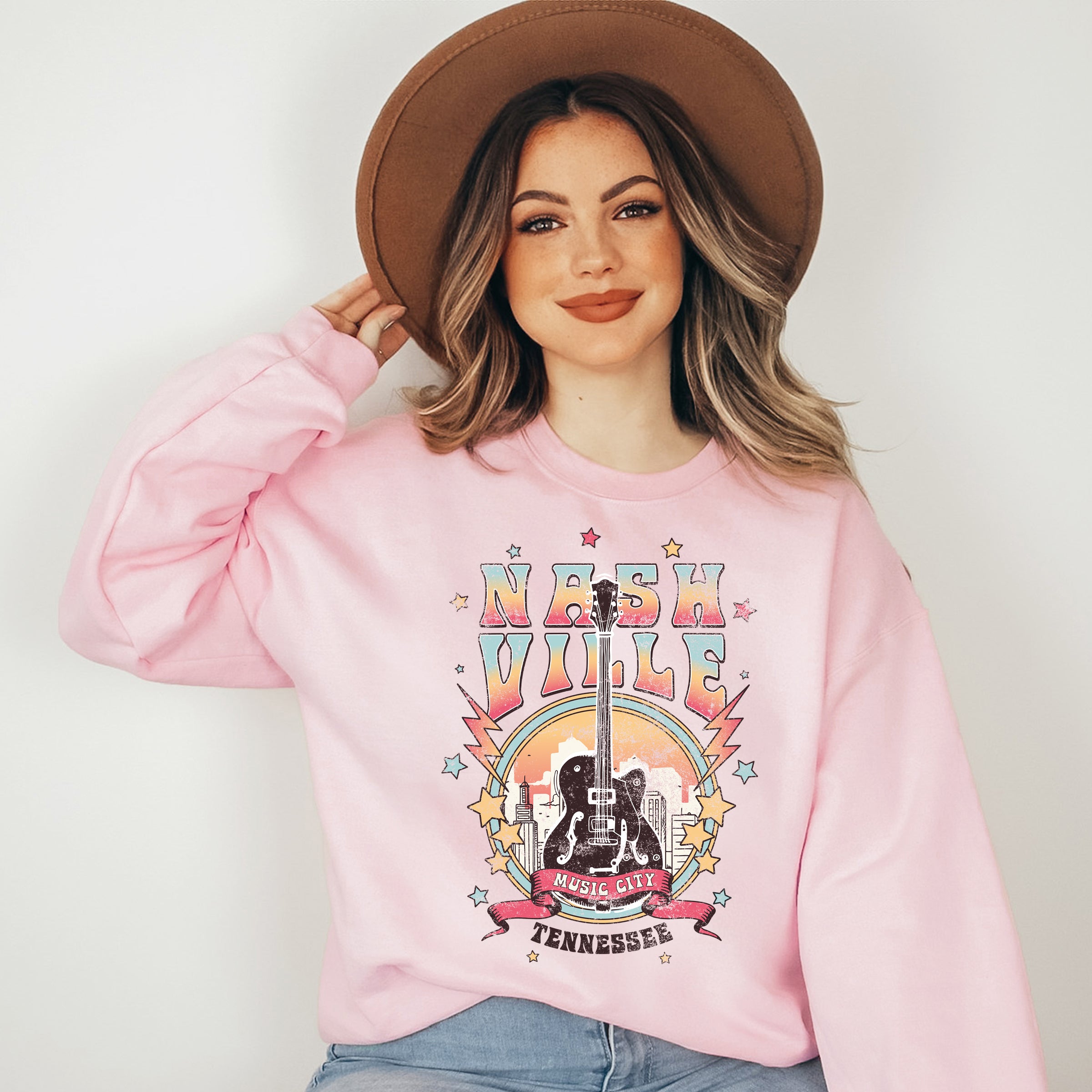 Nashville Tennessee Guitar | Sweatshirt