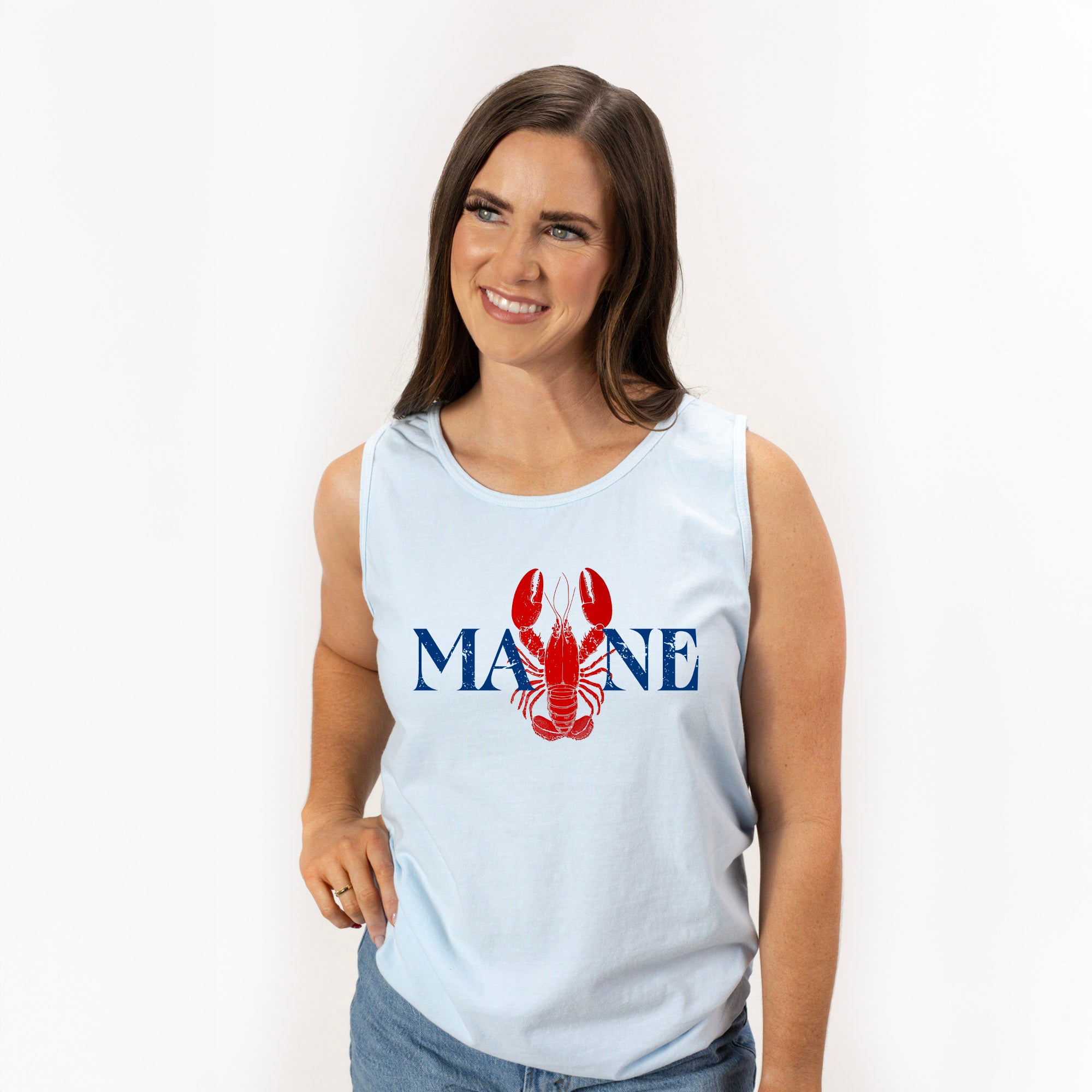 Maine Lobster | Garment Dyed Tank