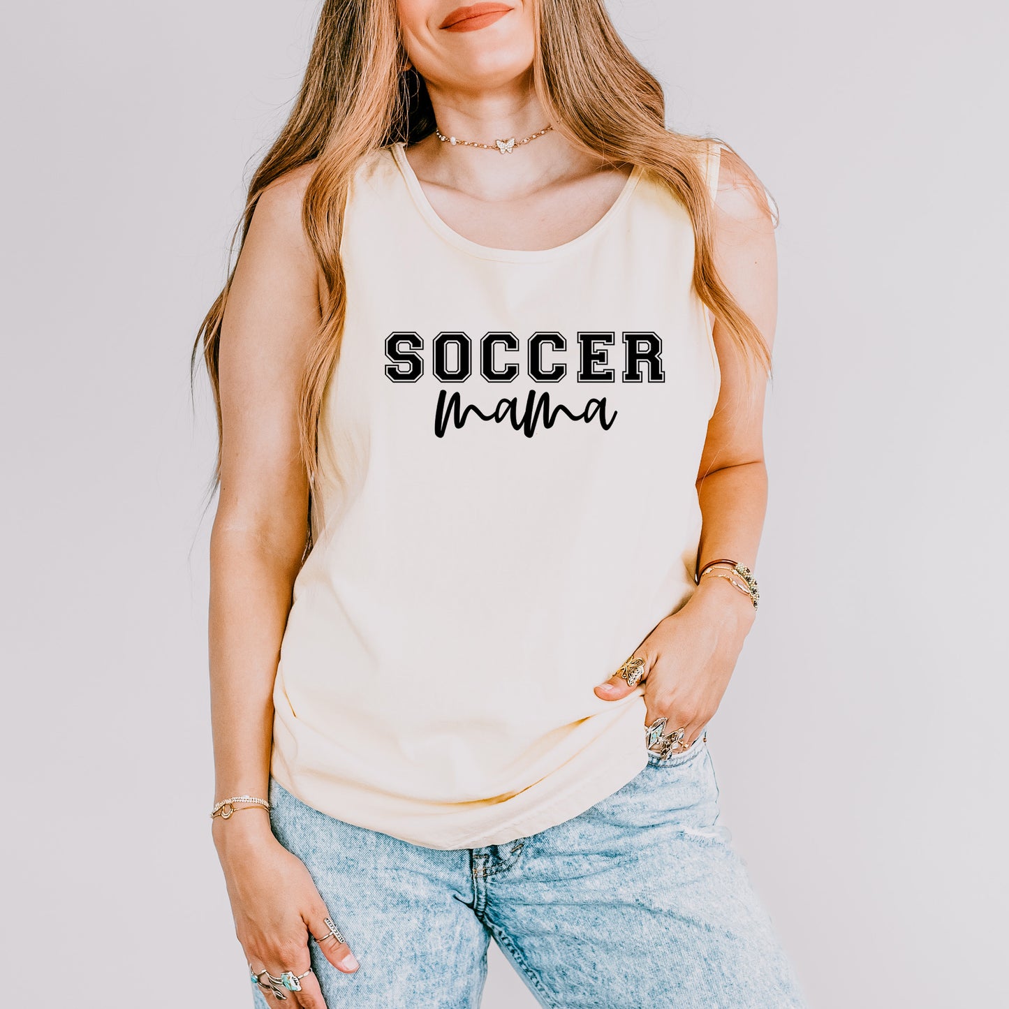 Soccer Mama | Garment Dyed Tank
