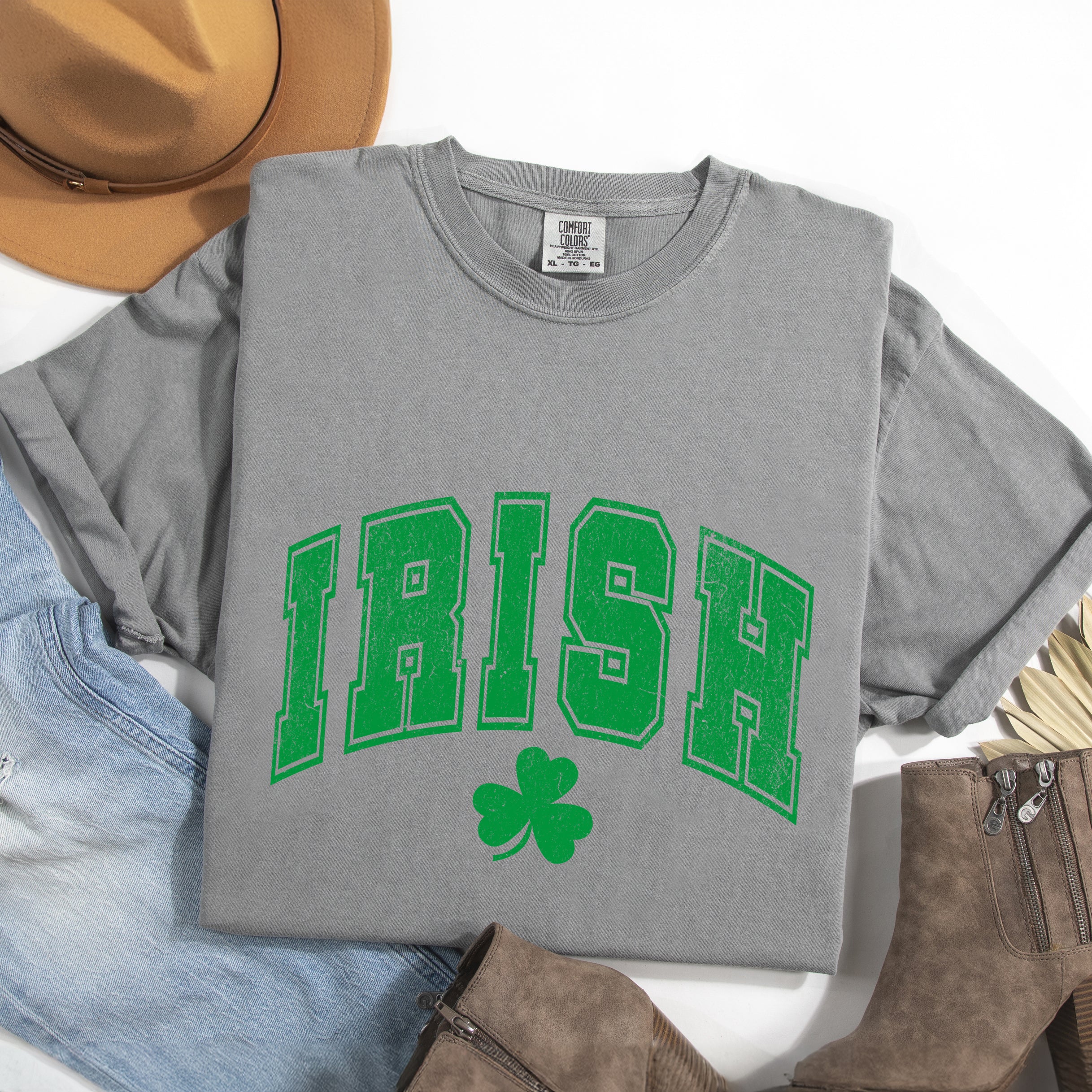 Irish Varsity Grunge | Garment Dyed Tee