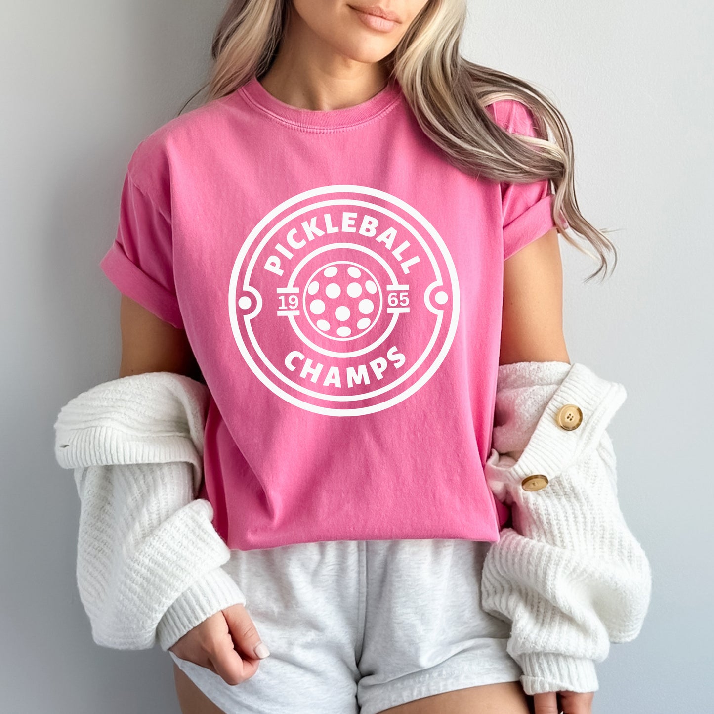 Pickleball Champs | Garment Dyed Short Sleeve Tee