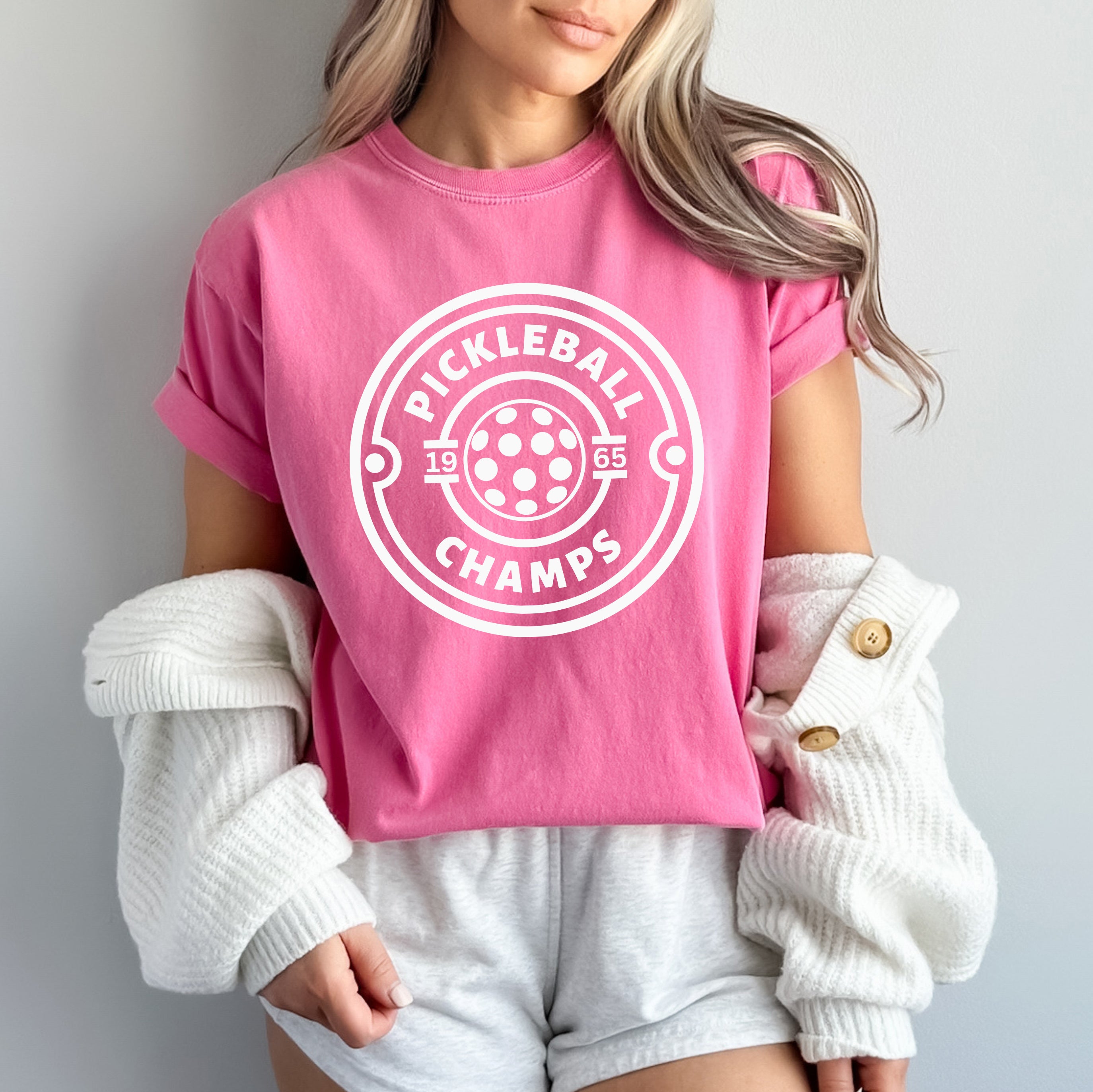 Pickleball Champs | Garment Dyed Short Sleeve Tee