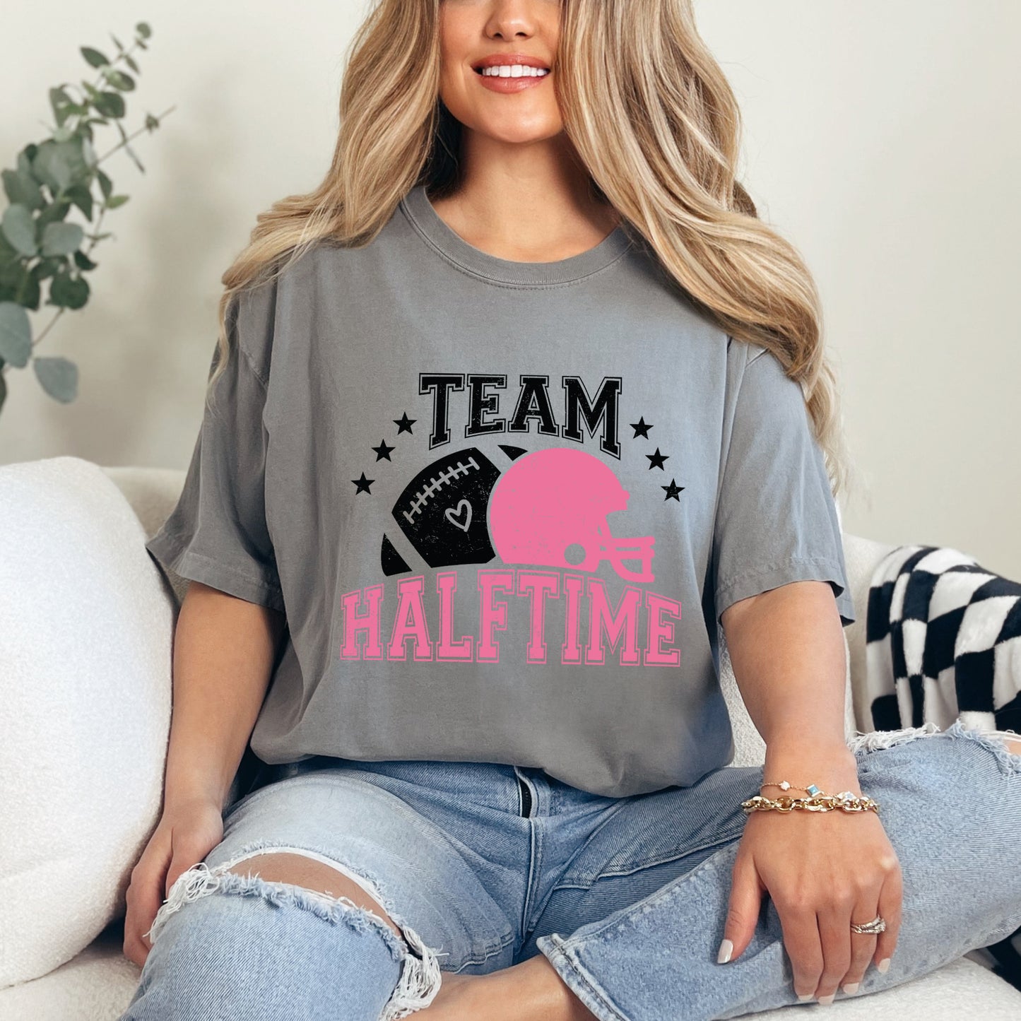 Team Halftime Distressed | Garment Dyed Tee