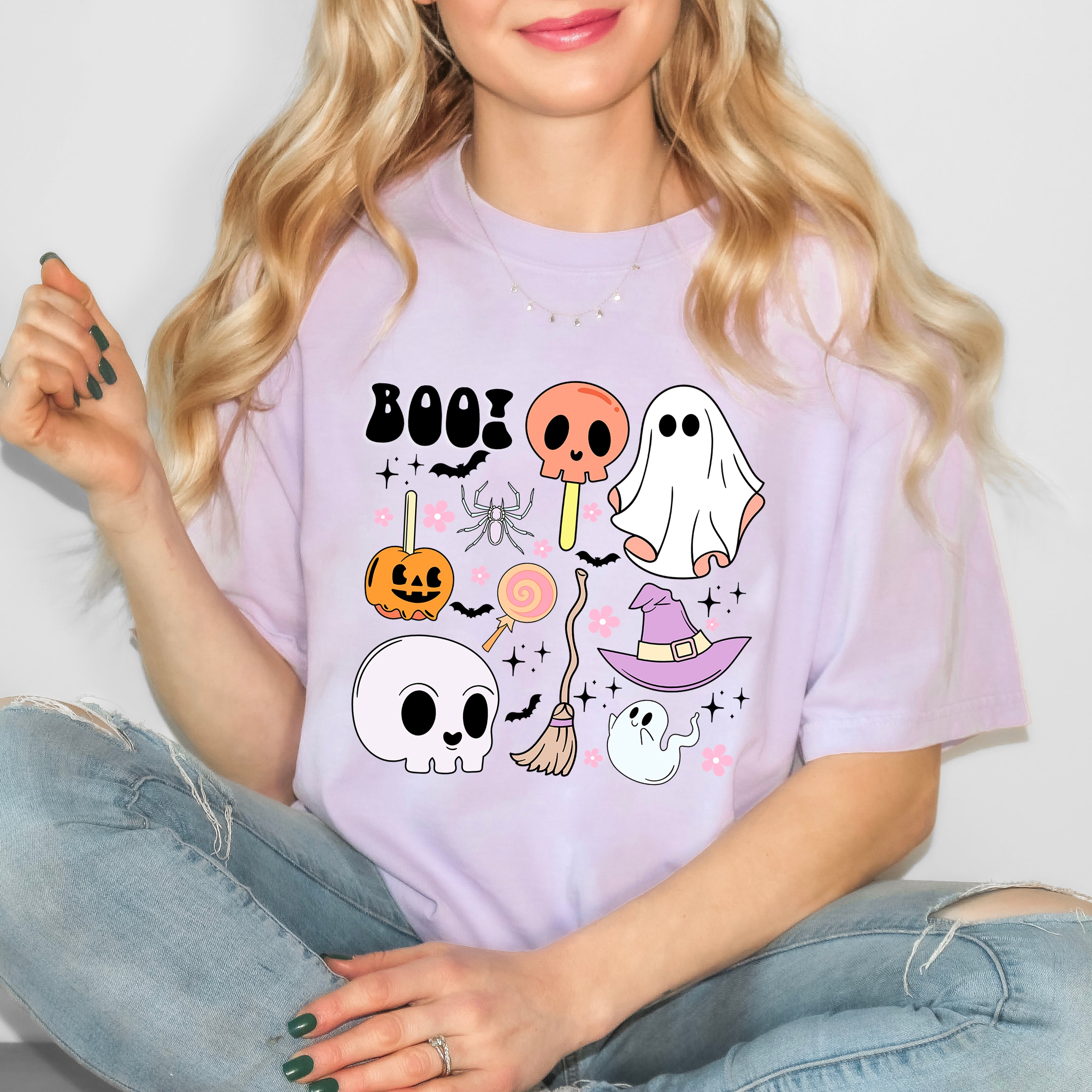 Boo Chart | Garment Dyed Short Sleeve Tee