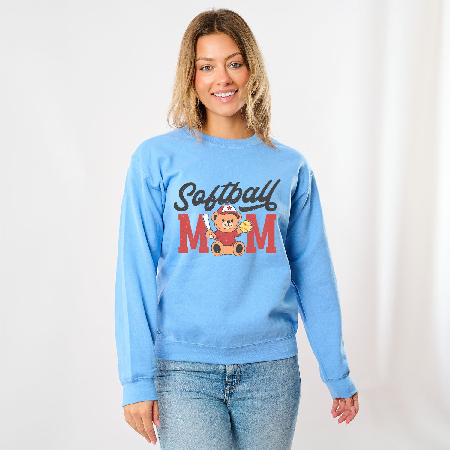 Softball Mom Teddy Bear | Sweatshirt