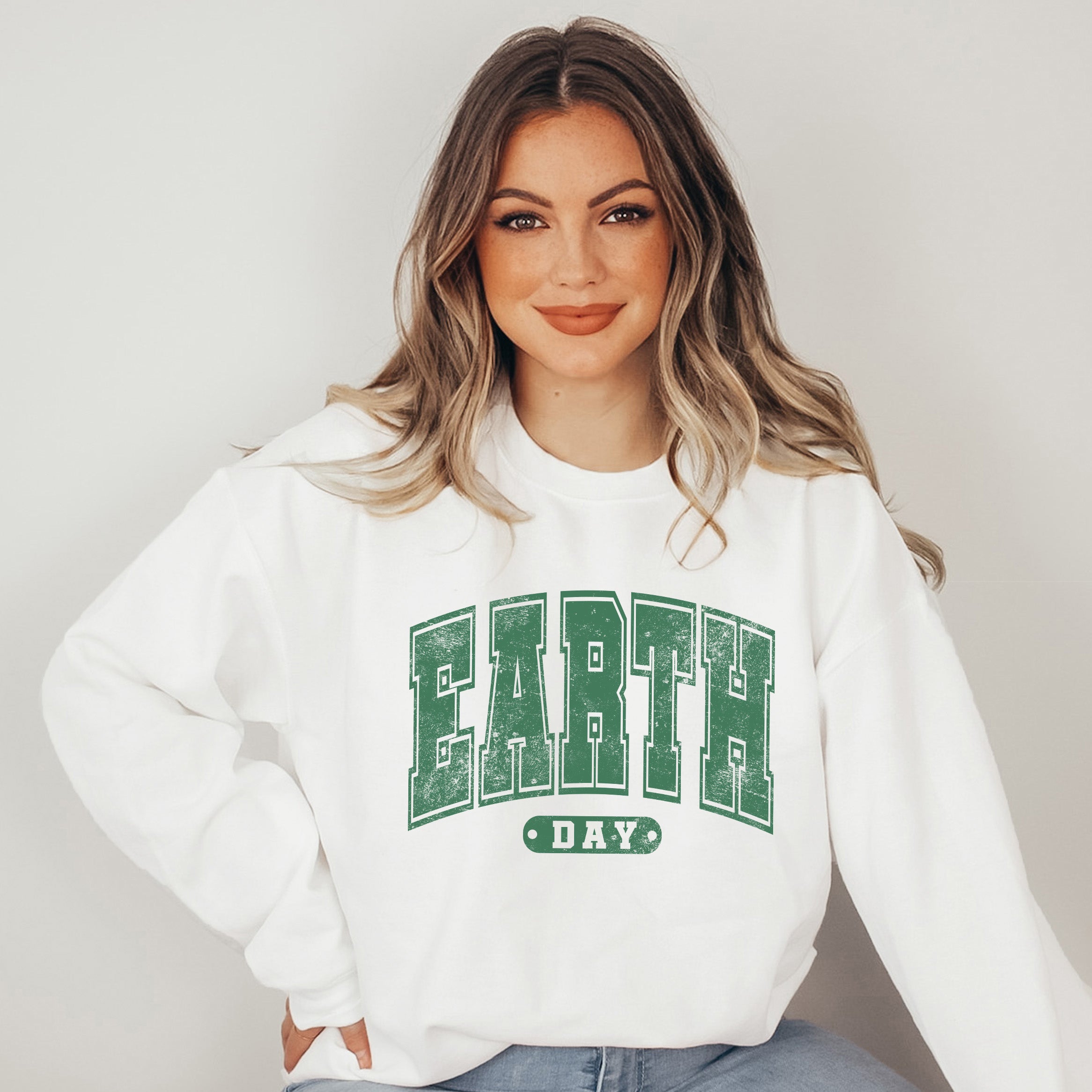 Earth Day Varsity | Sweatshirt