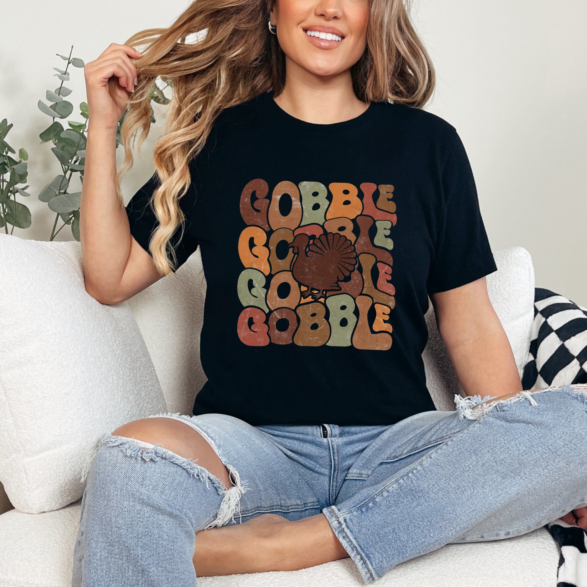 Gobble Turkey | Short Sleeve Crew Neck