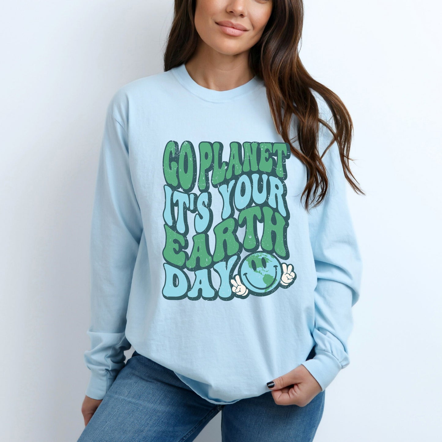 Go Planet | Garment Dyed Long Sleeve