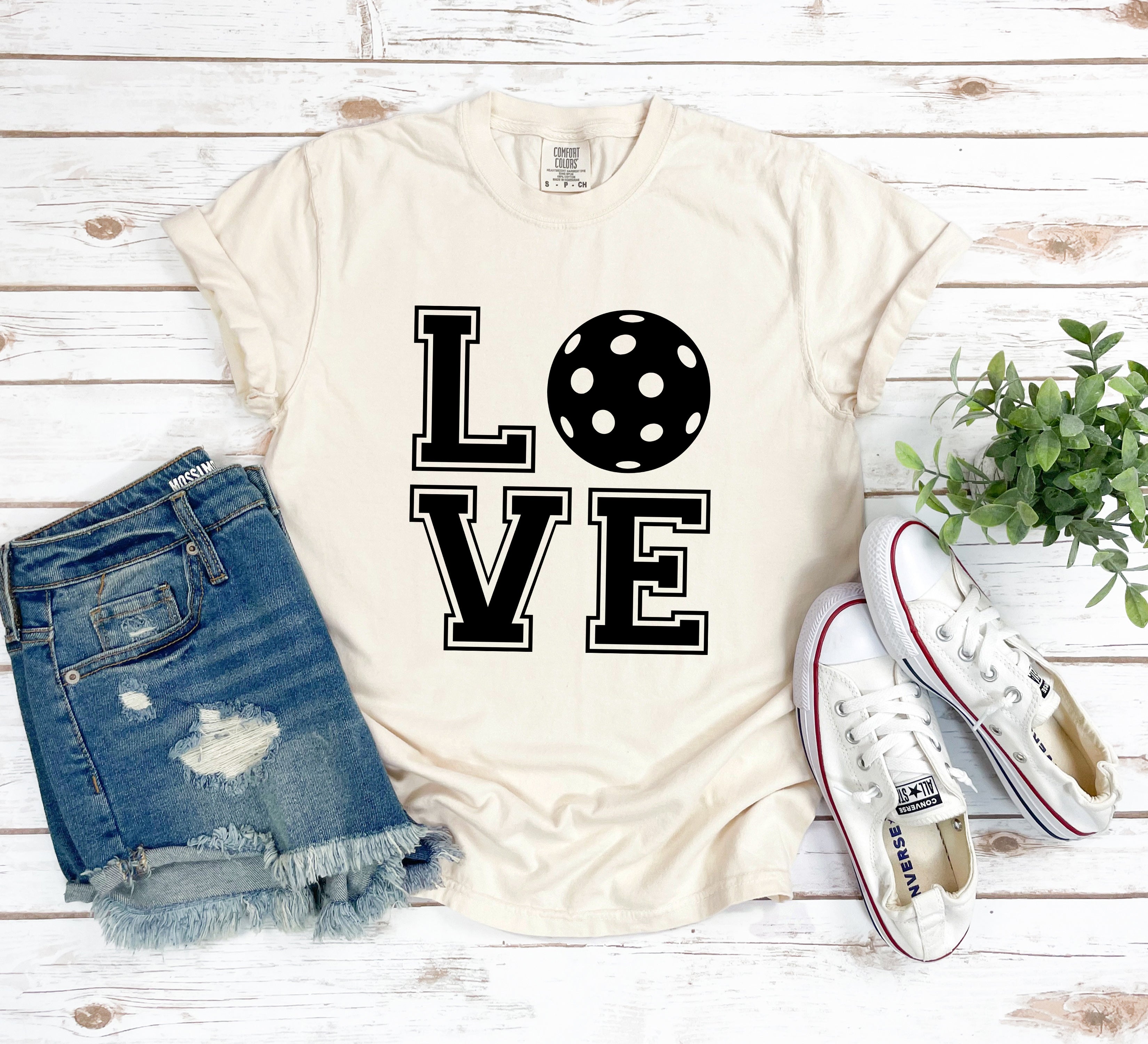Pickleball Love | Garment Dyed Short Sleeve Tee