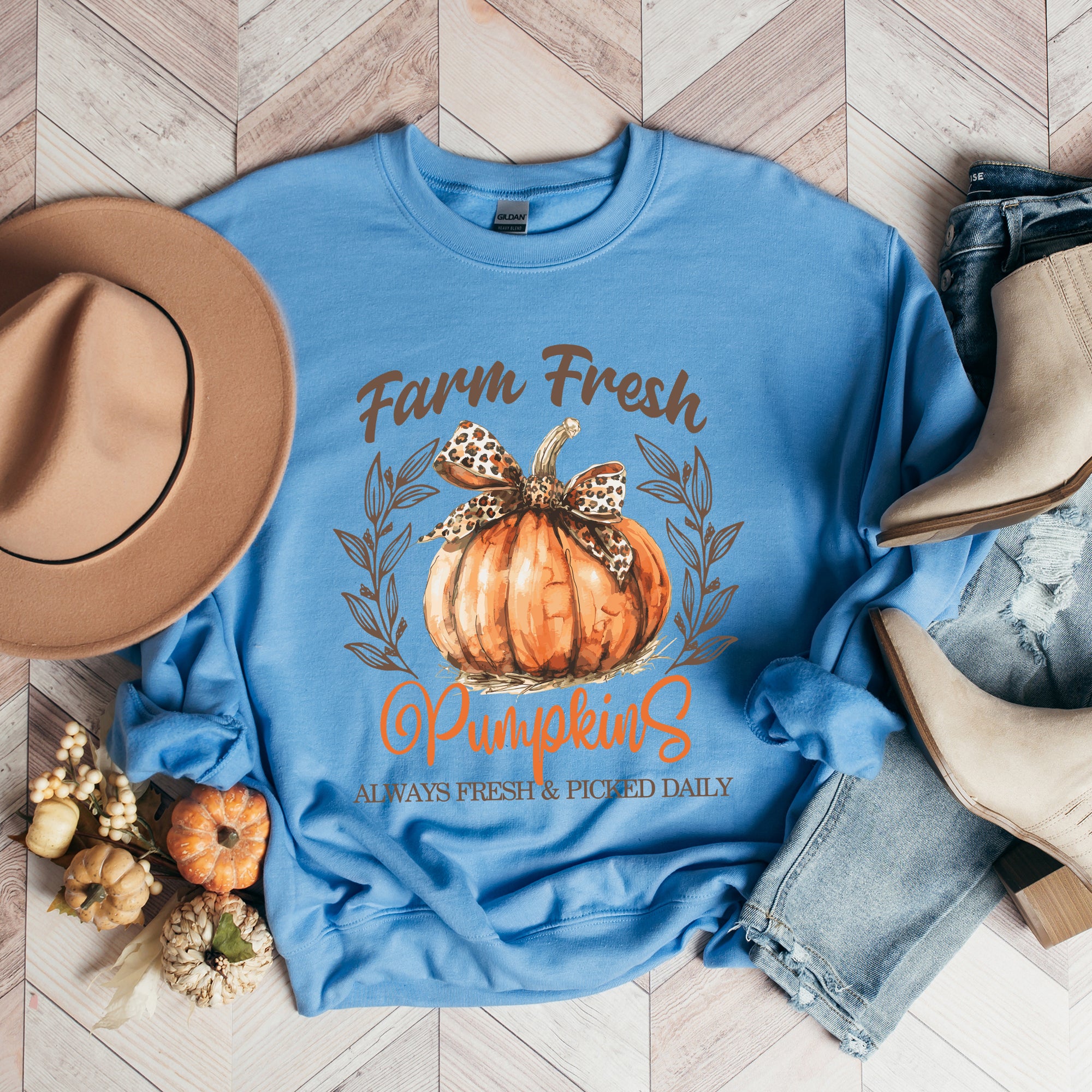 Coquette Farm Fresh Pumpkin | Sweatshirt