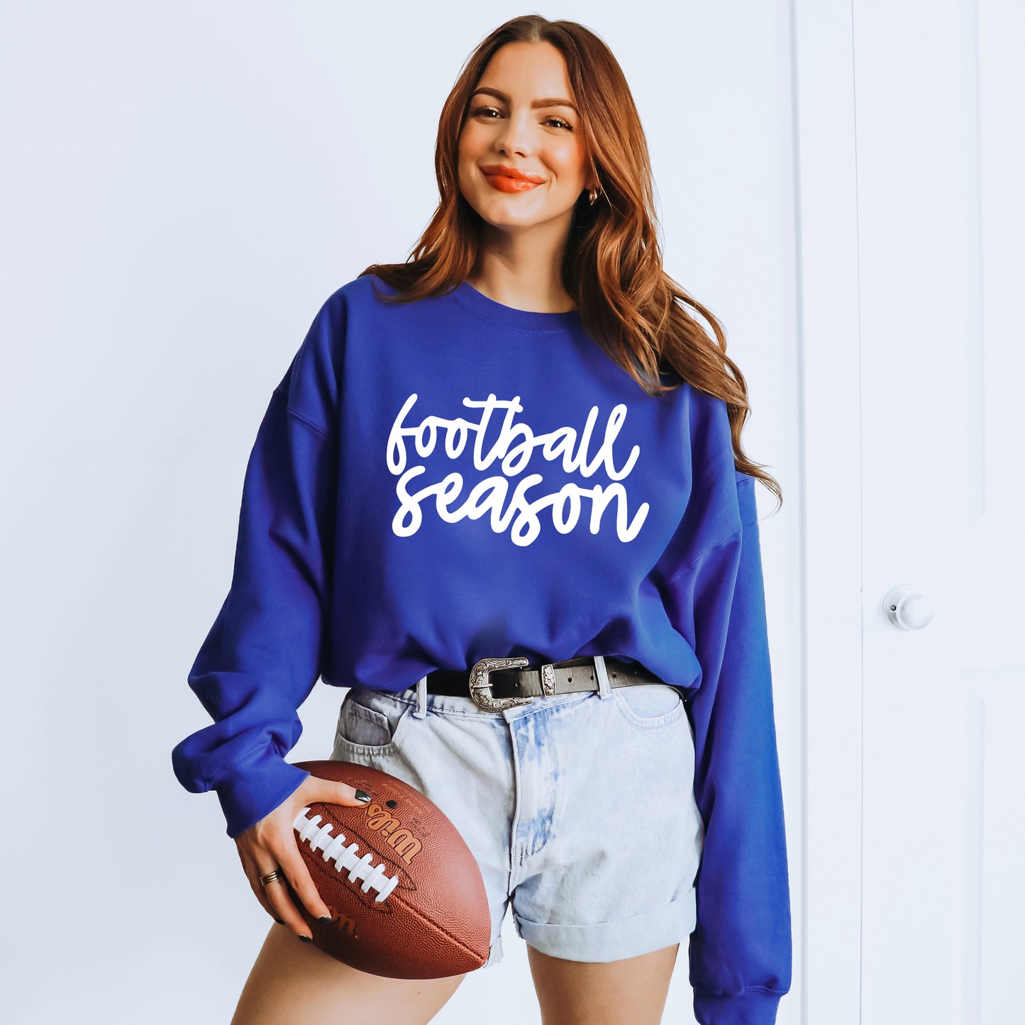 Football Season Cursive | Sweatshirt