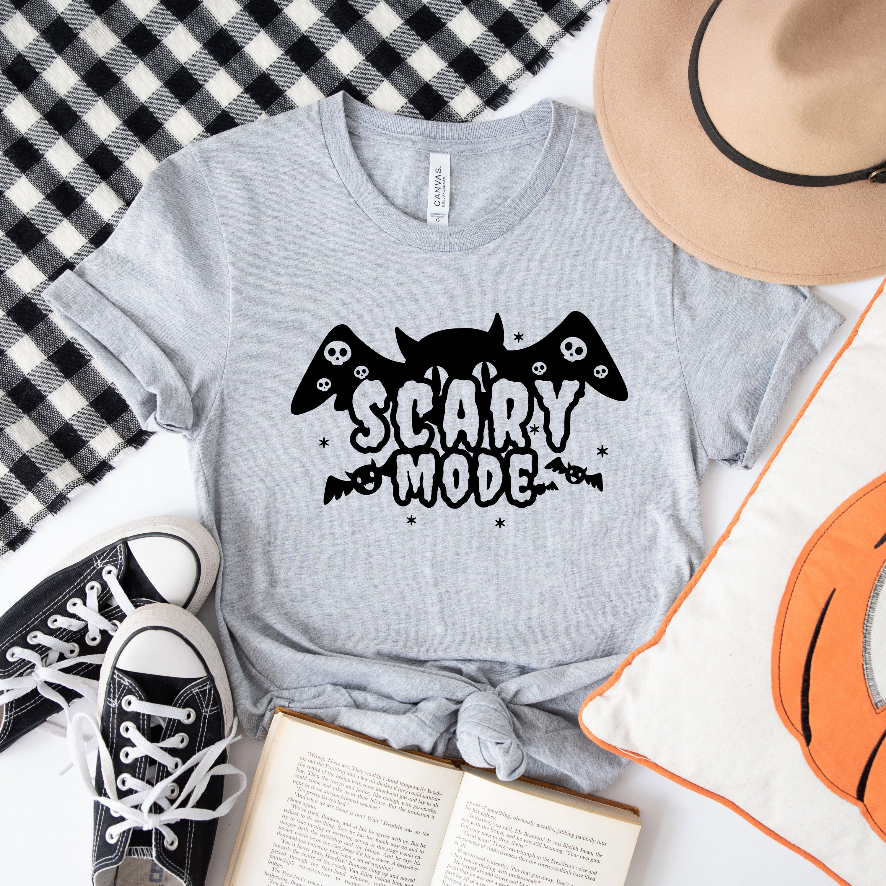 Scary Mode Bat | Short Sleeve Crew Neck