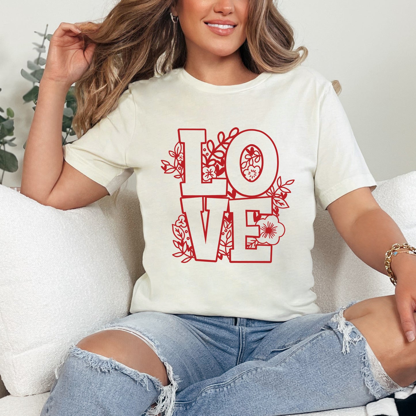 Love Floral | Short Sleeve Graphic Tee