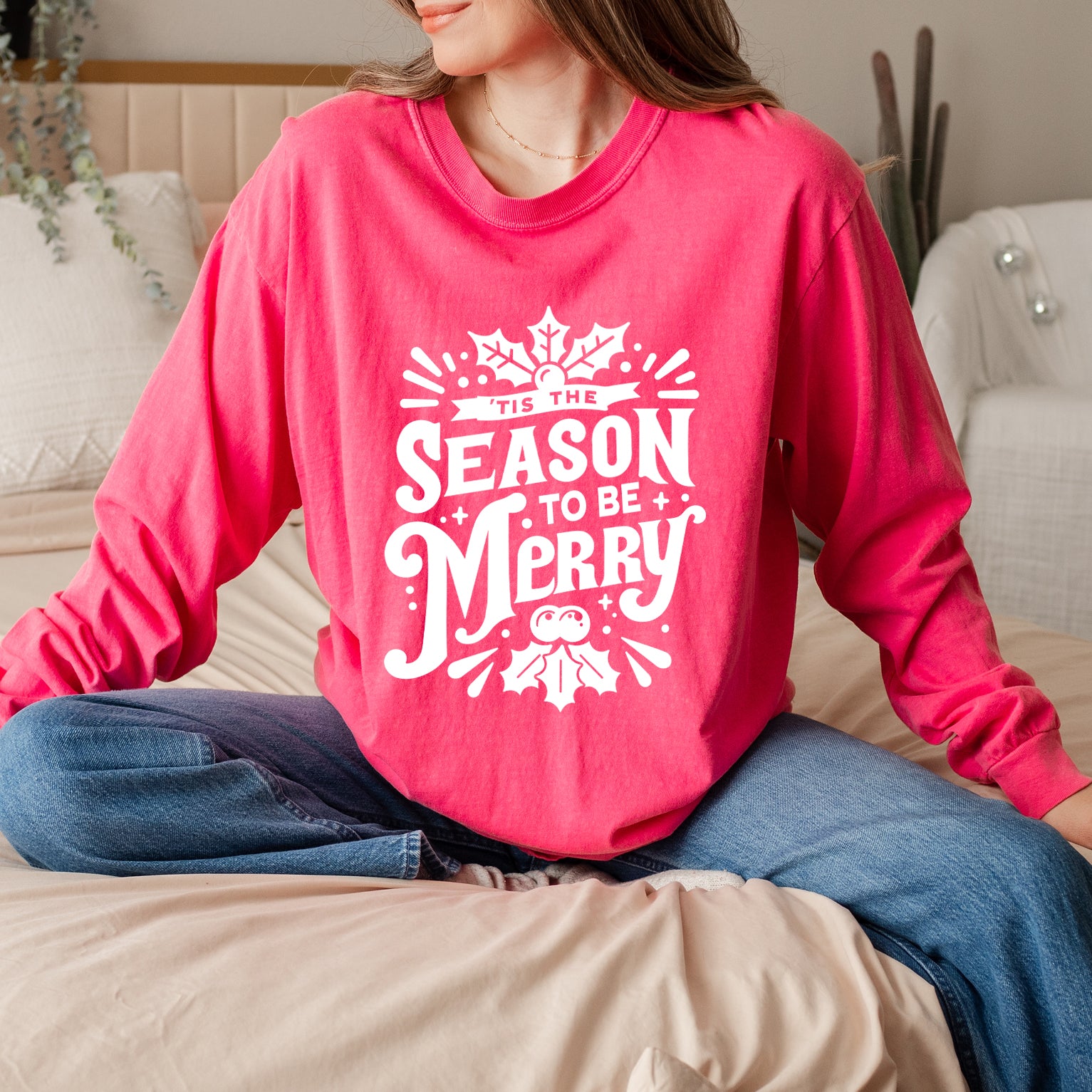 Season To Be Merry | Garment Dyed Long Sleeve