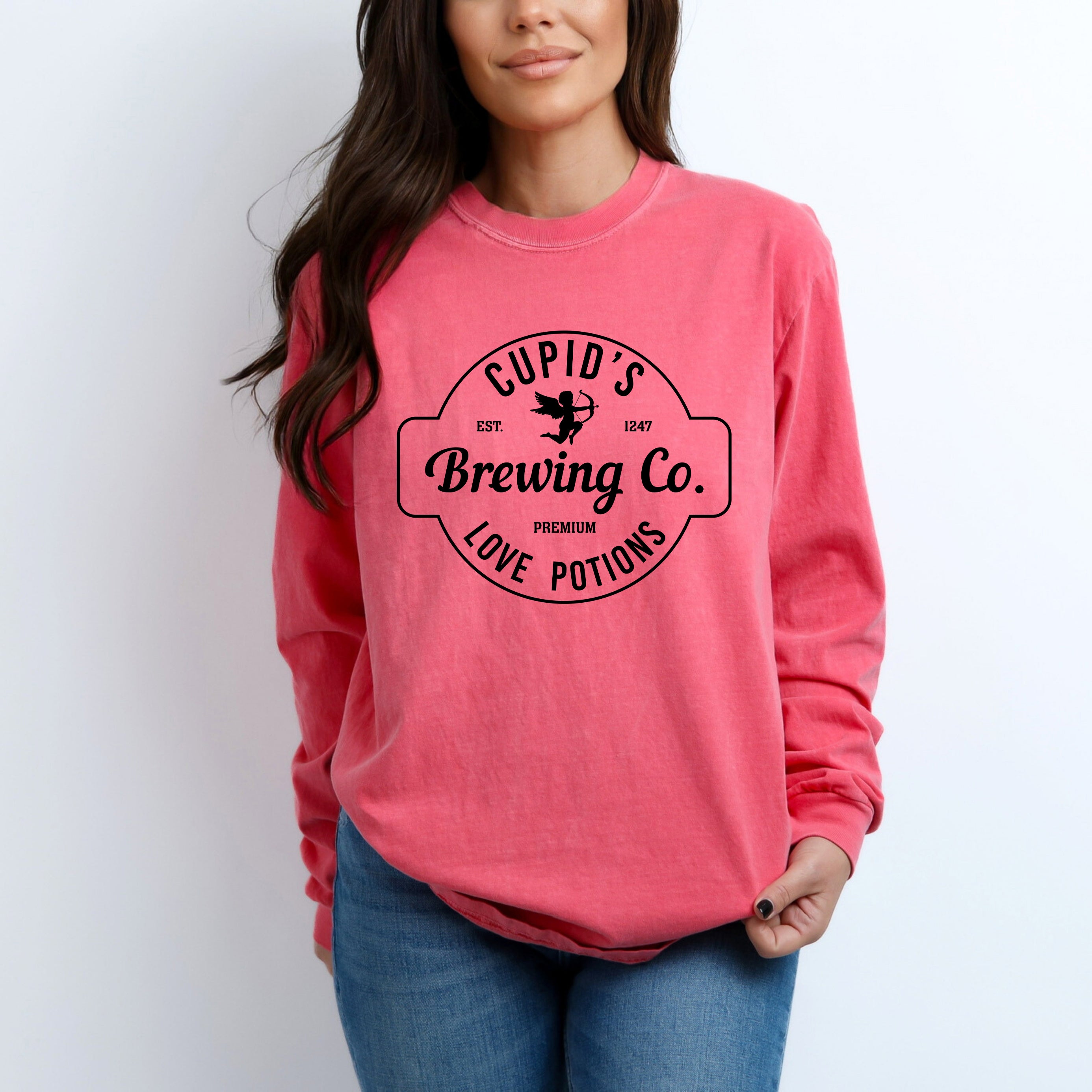 Cupid's Brewing Co. | Garment Dyed Long Sleeve