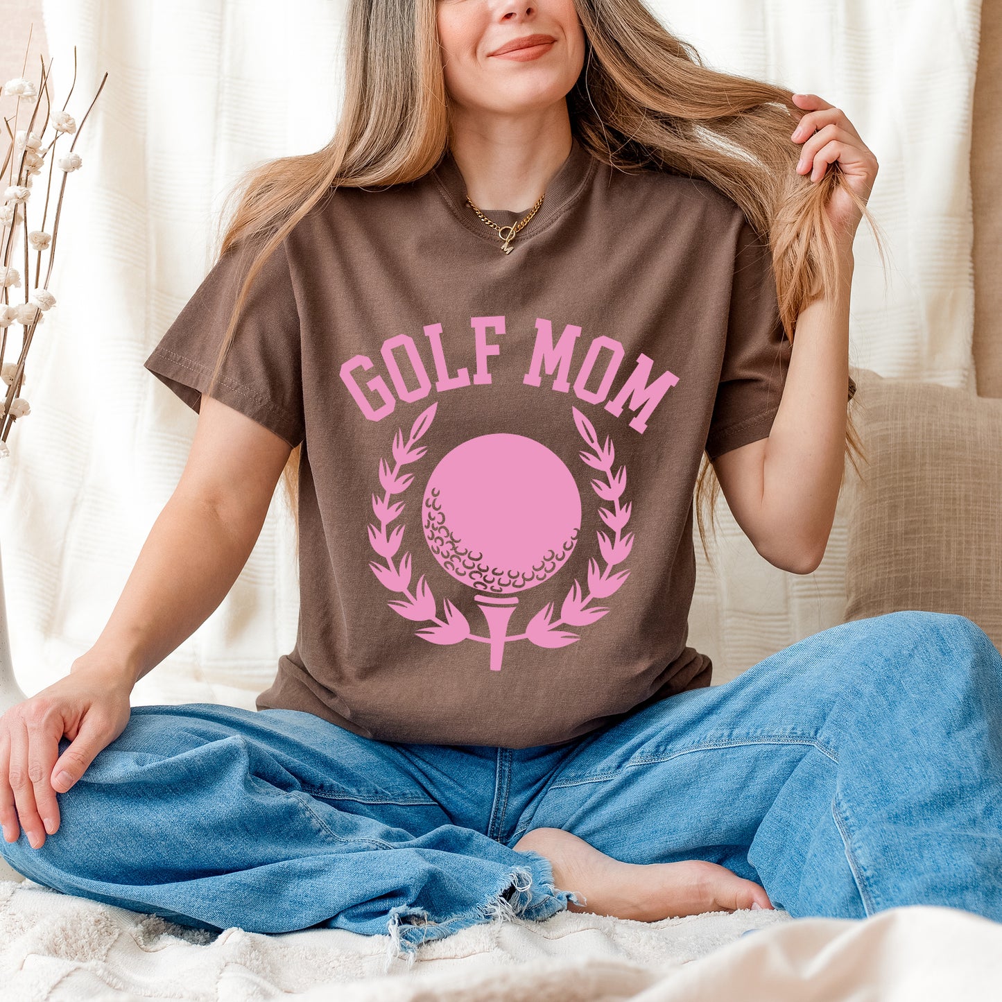 Golf Mom Tee | Garment Dyed Short Sleeve Tee