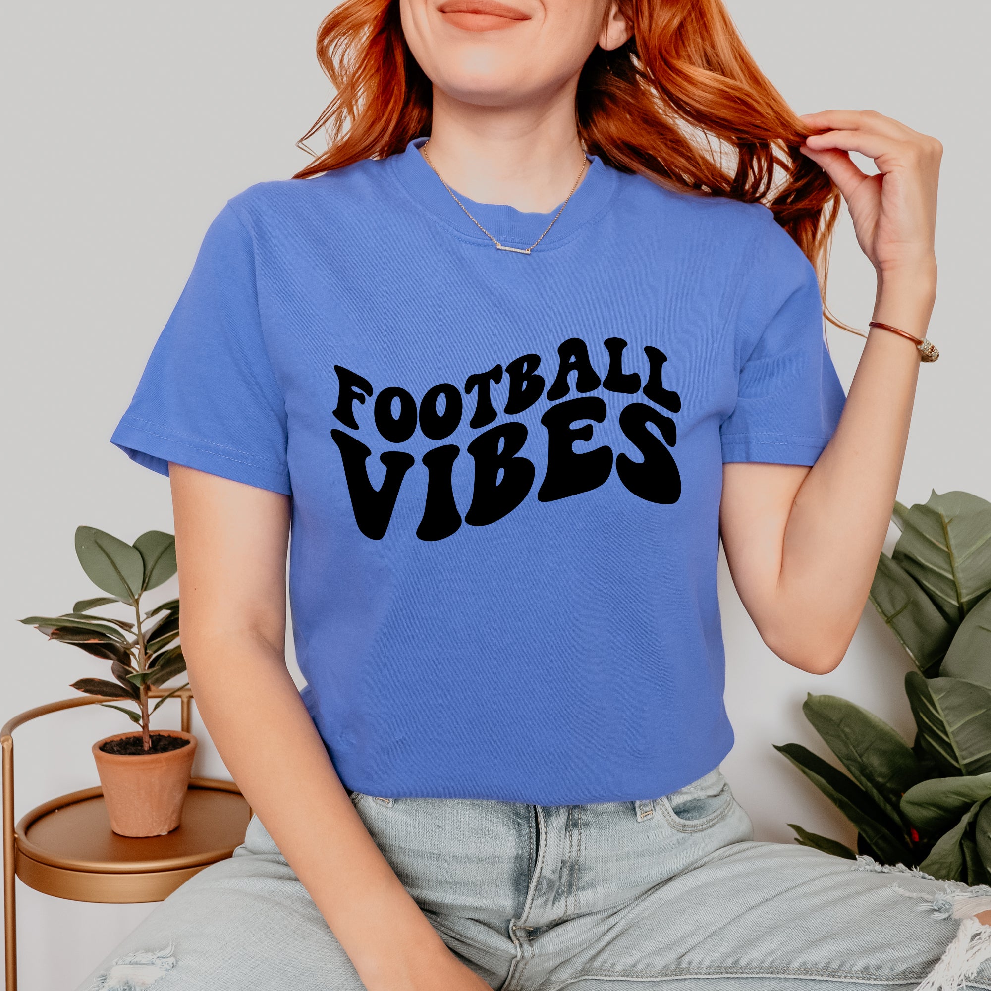 Retro Football Vibes | Garment Dyed Tee
