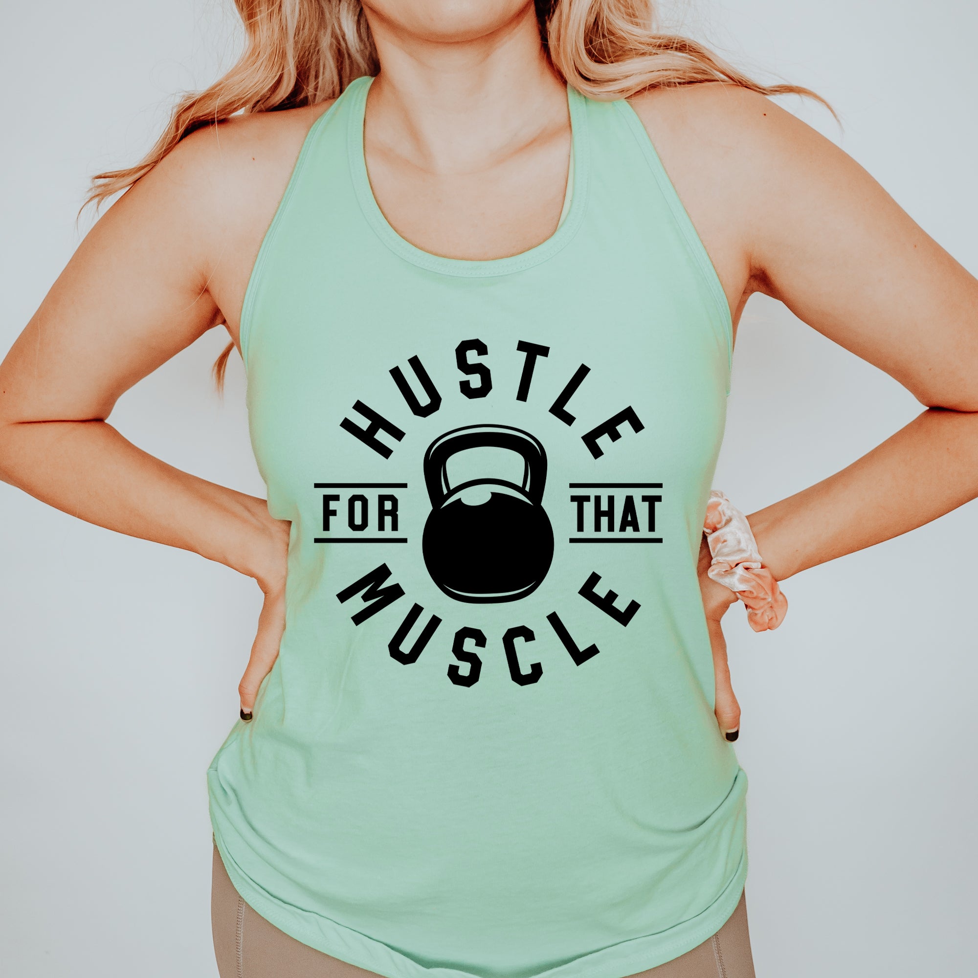 Hustle Kettleball | Racerback Tank