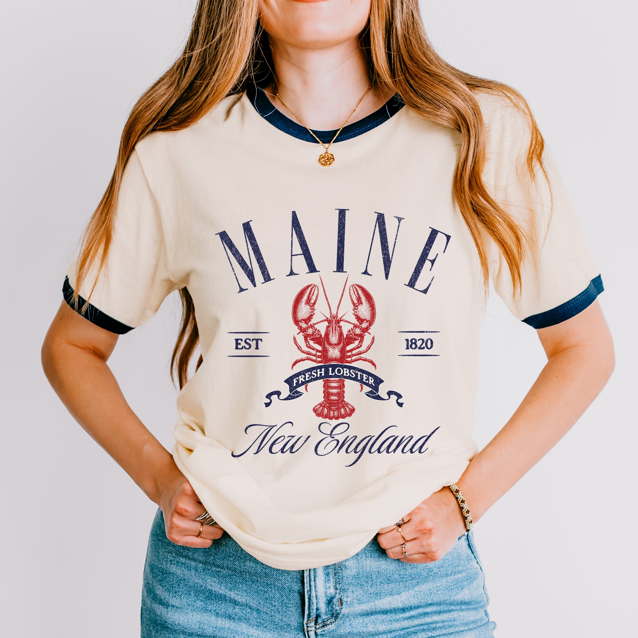 Maine New England | Ringer Tee